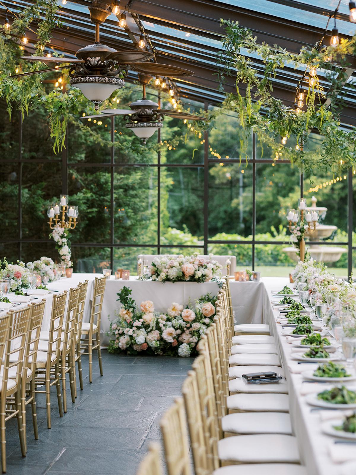 A Glamorous Summer Wedding at NYIT de Seversky Mansion 69