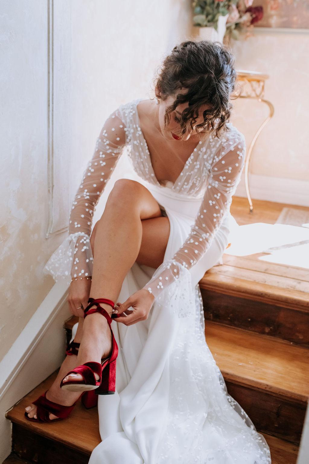A Whimsical Winter Wedding at Broughton Hall Gardens 20