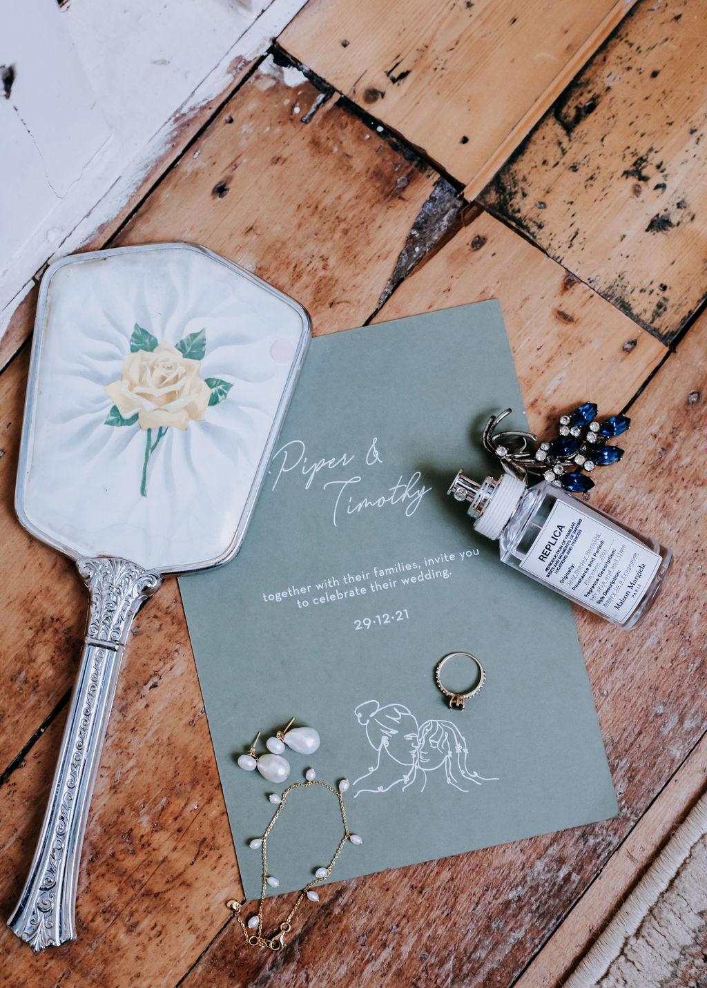 A Whimsical Winter Wedding at Broughton Hall Gardens 58