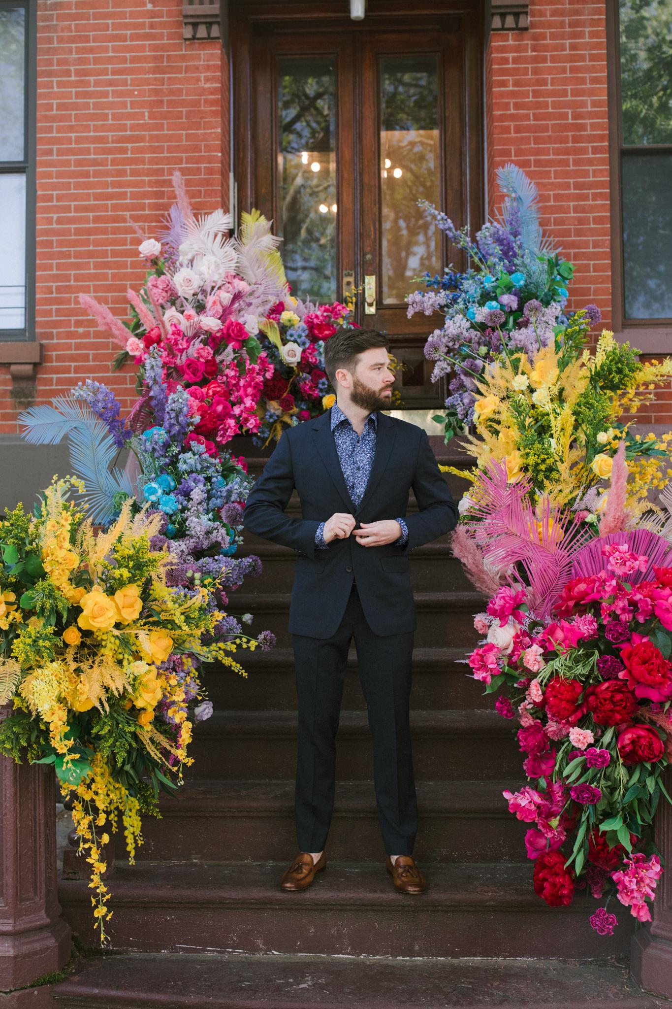 A Non-Traditional Fall Elopement in Brooklyn photo 3