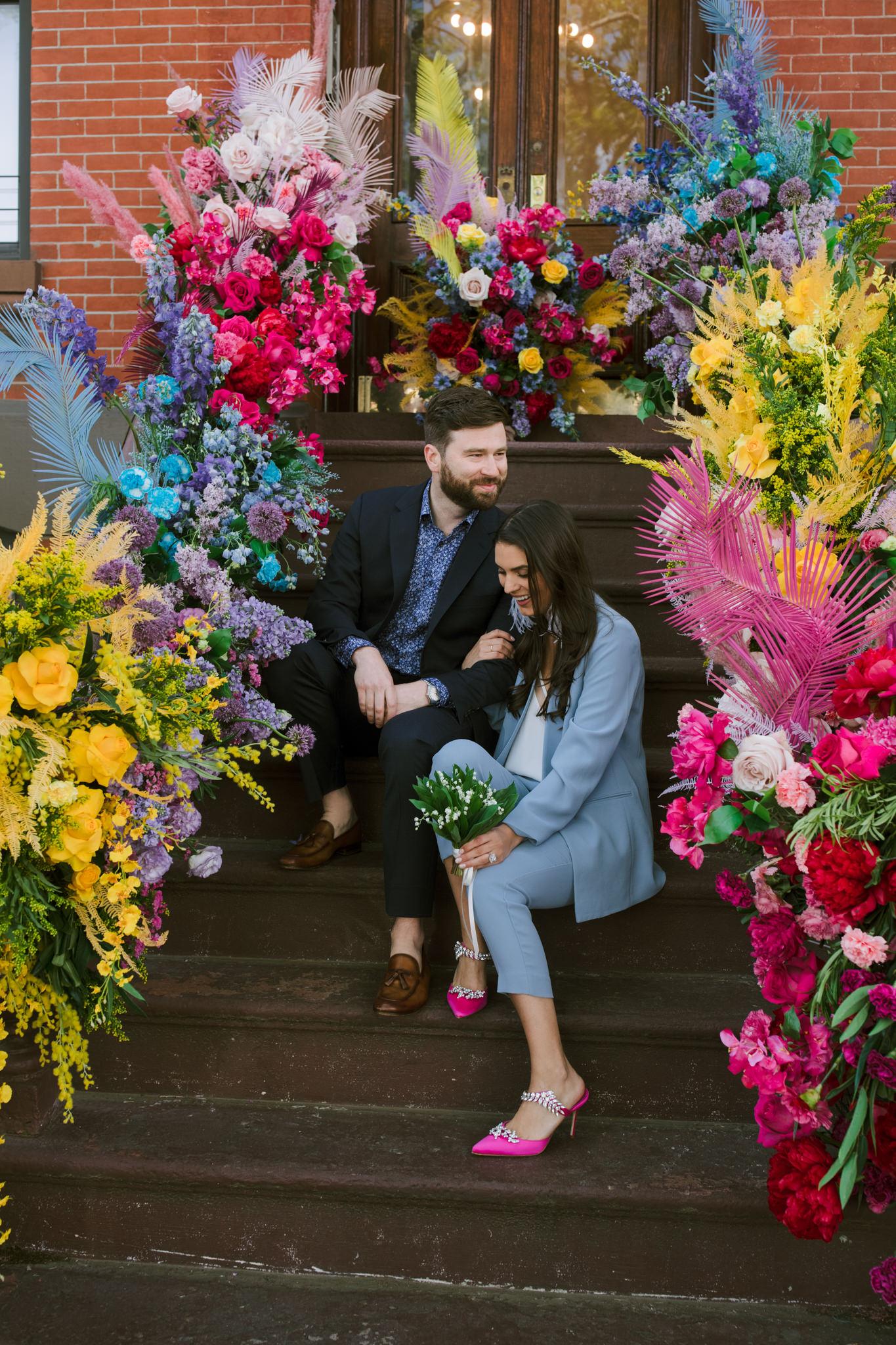 A Non-Traditional Fall Elopement in Brooklyn photo 4