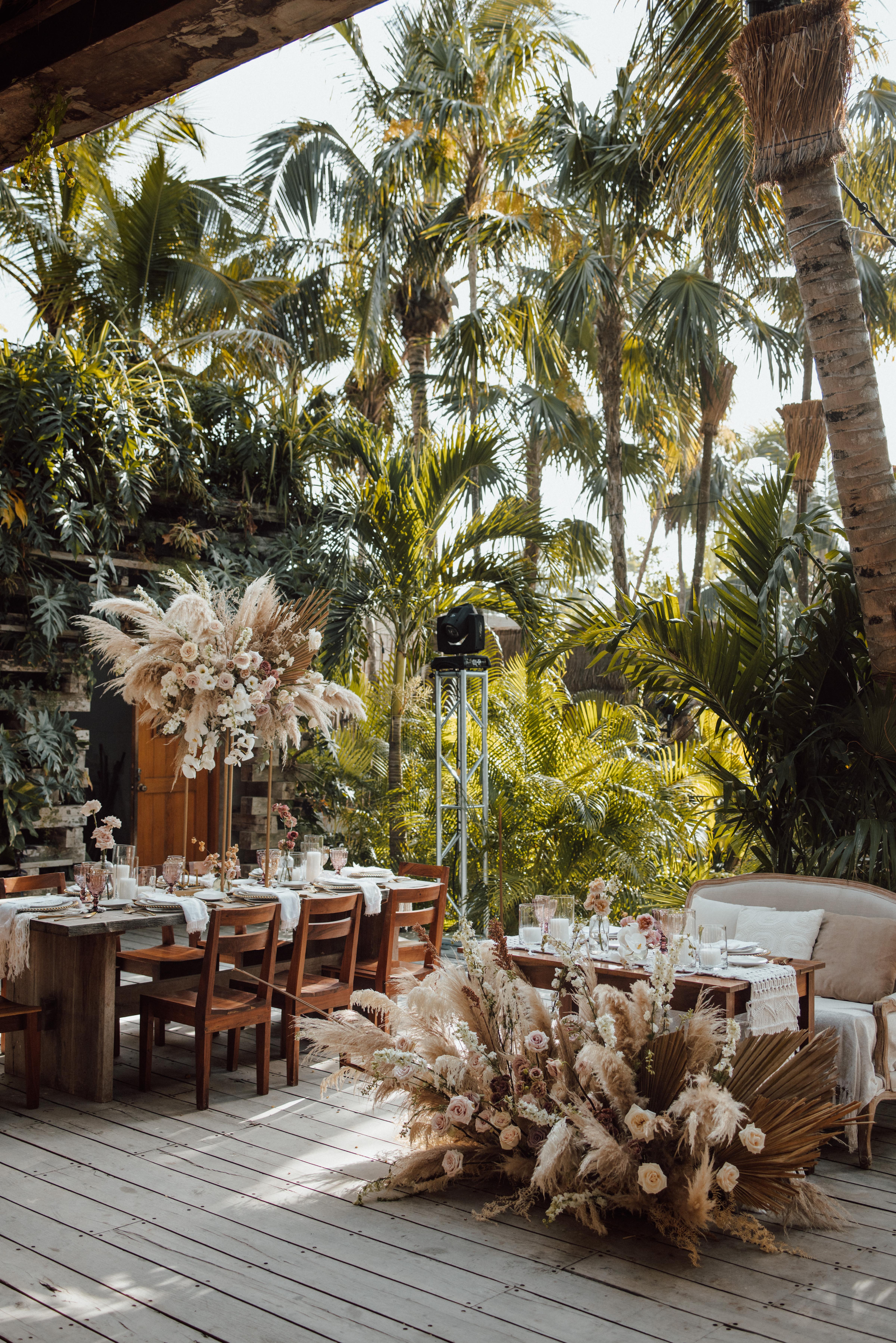 A Boho Spring Wedding at Nü Tulum 34
