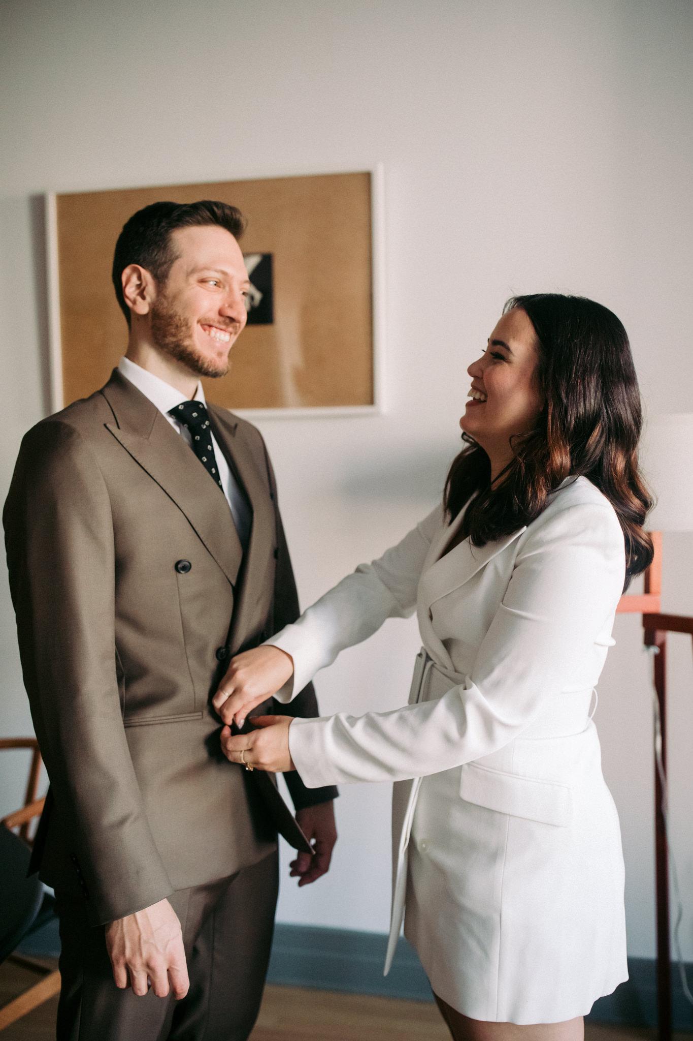 A Non-Traditional Elopement at the Manhattan City Clerk's Office 17