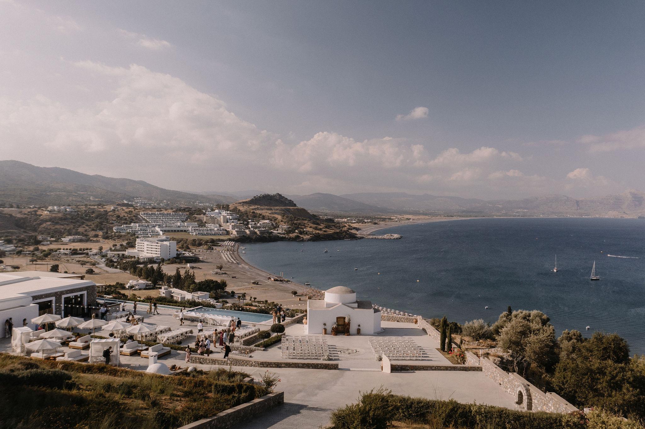 A Boho Summer Wedding at Ktima Lindos 11