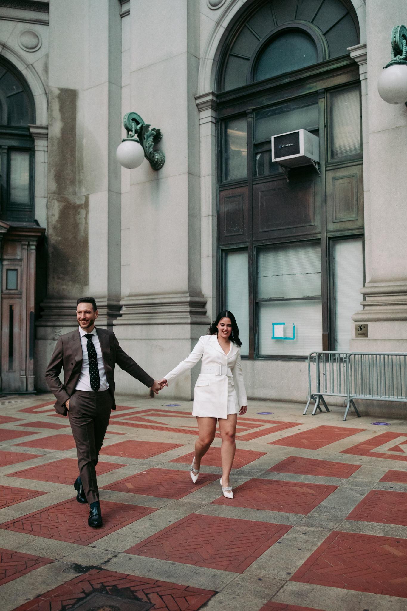 A Non-Traditional Elopement at the Manhattan City Clerk's Office 13