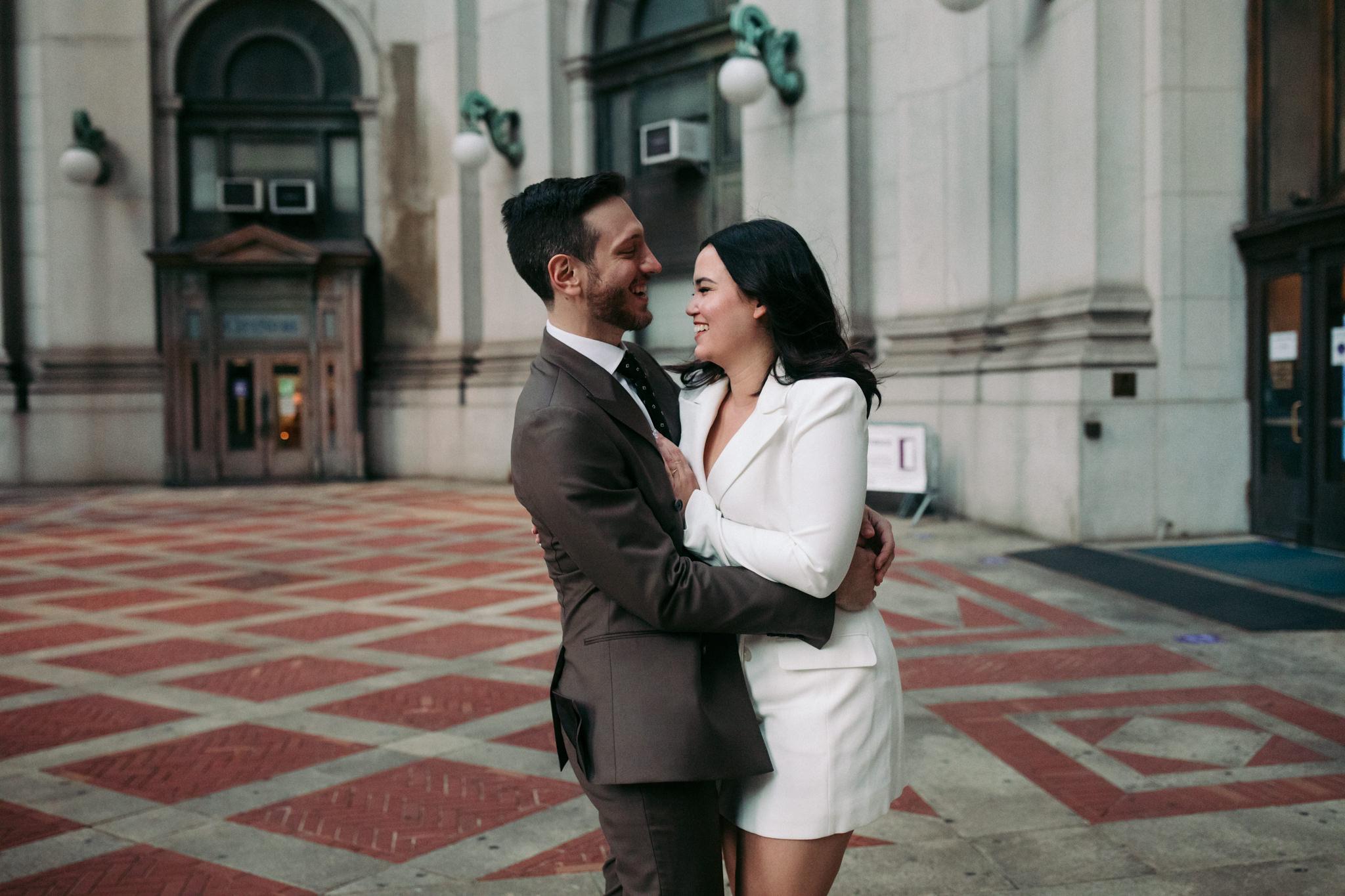 A Non-Traditional Elopement at the Manhattan City Clerk's Office photo 2