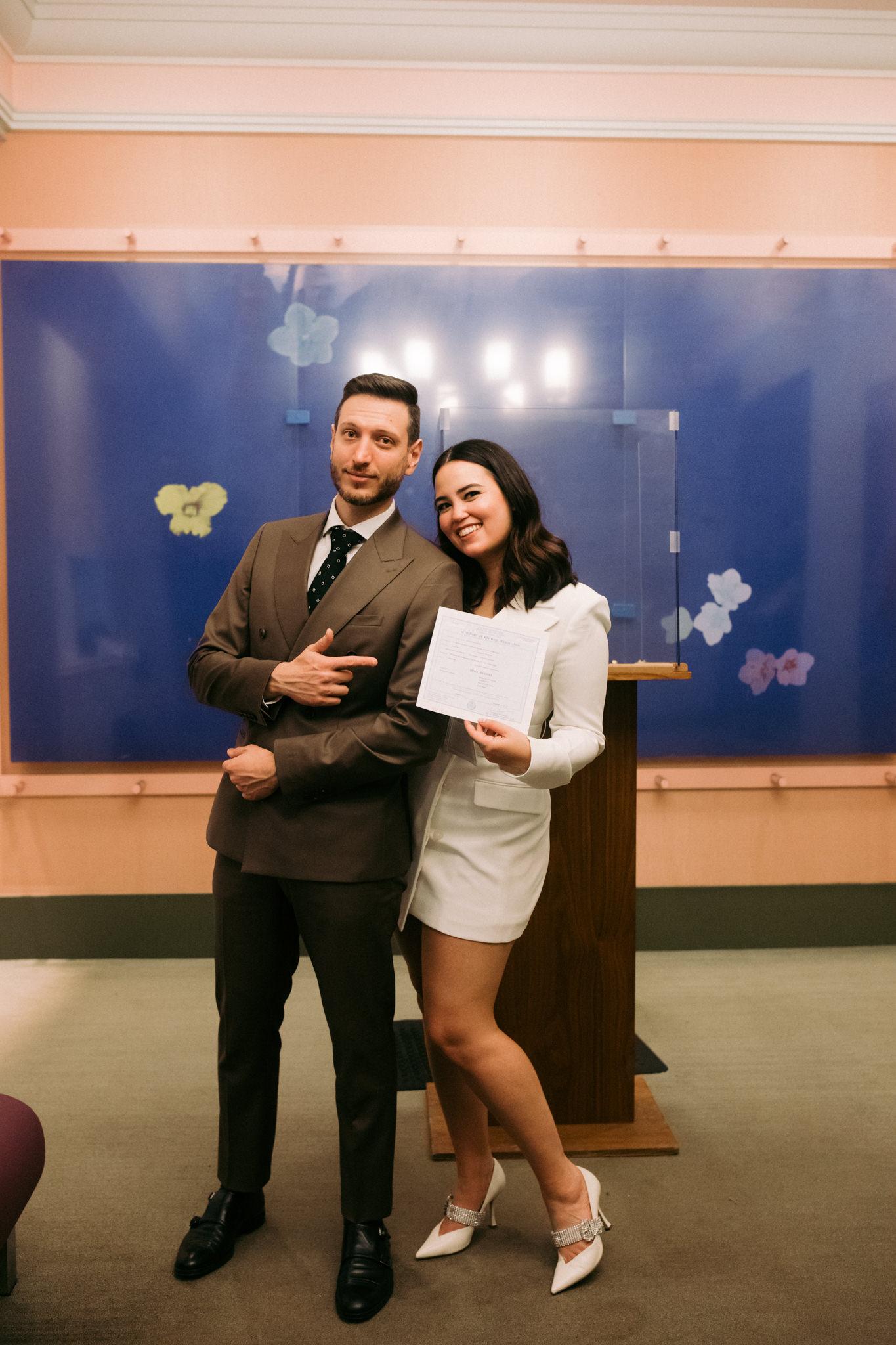A Non-Traditional Elopement at the Manhattan City Clerk's Office 21