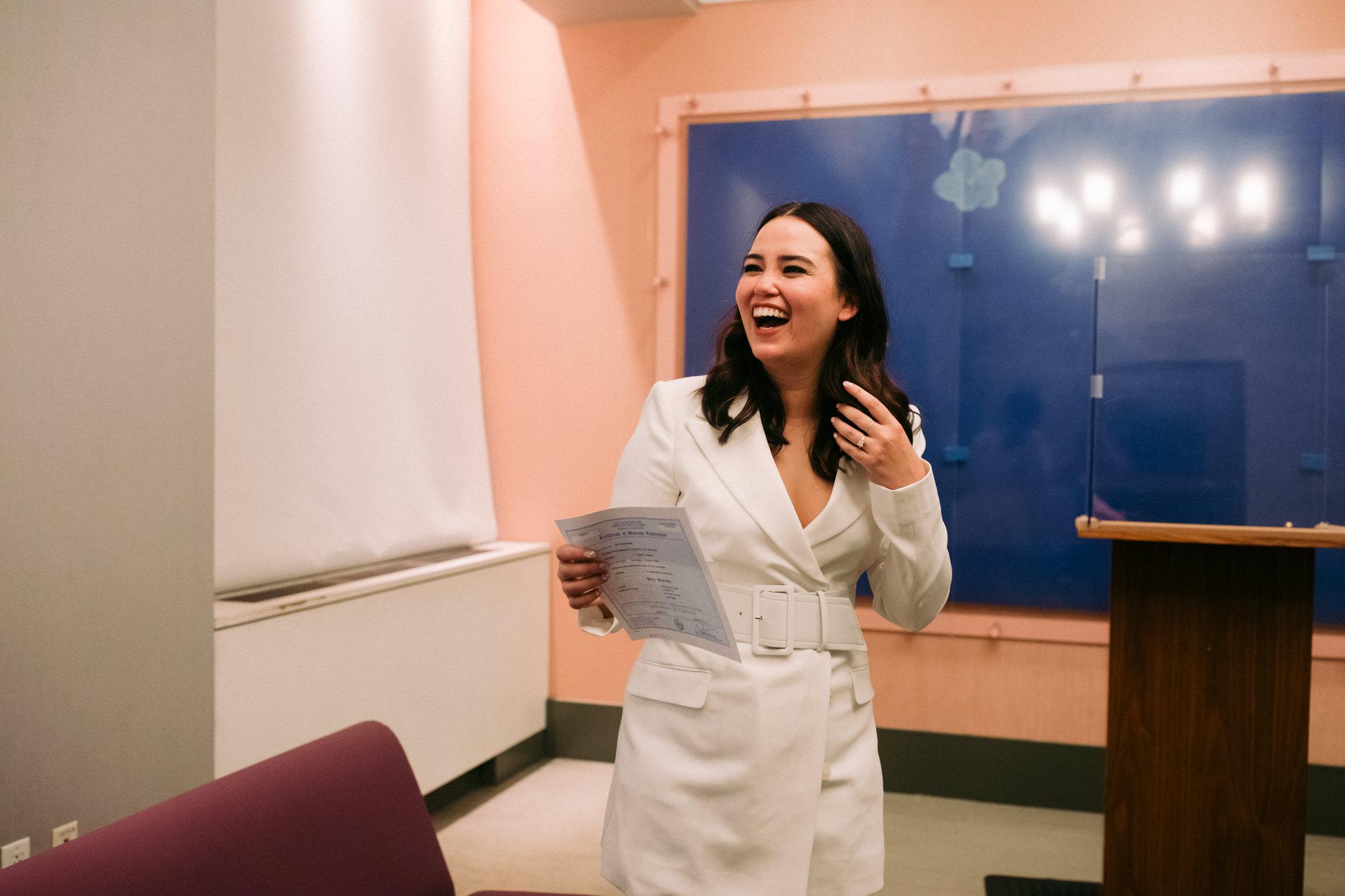 A Non-Traditional Elopement at the Manhattan City Clerk's Office 4