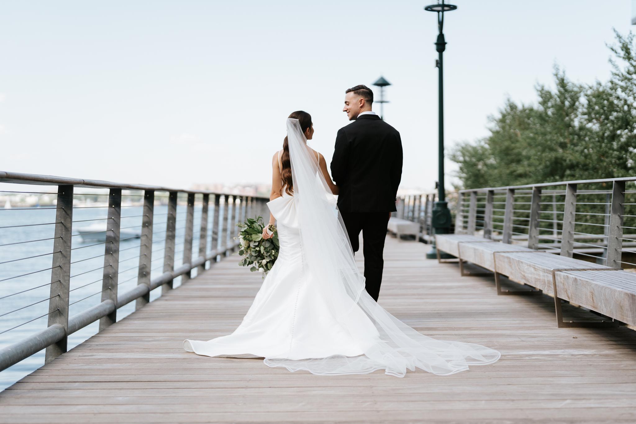 A Romantic Summer Wedding at Venezia Restaurant Boston 7