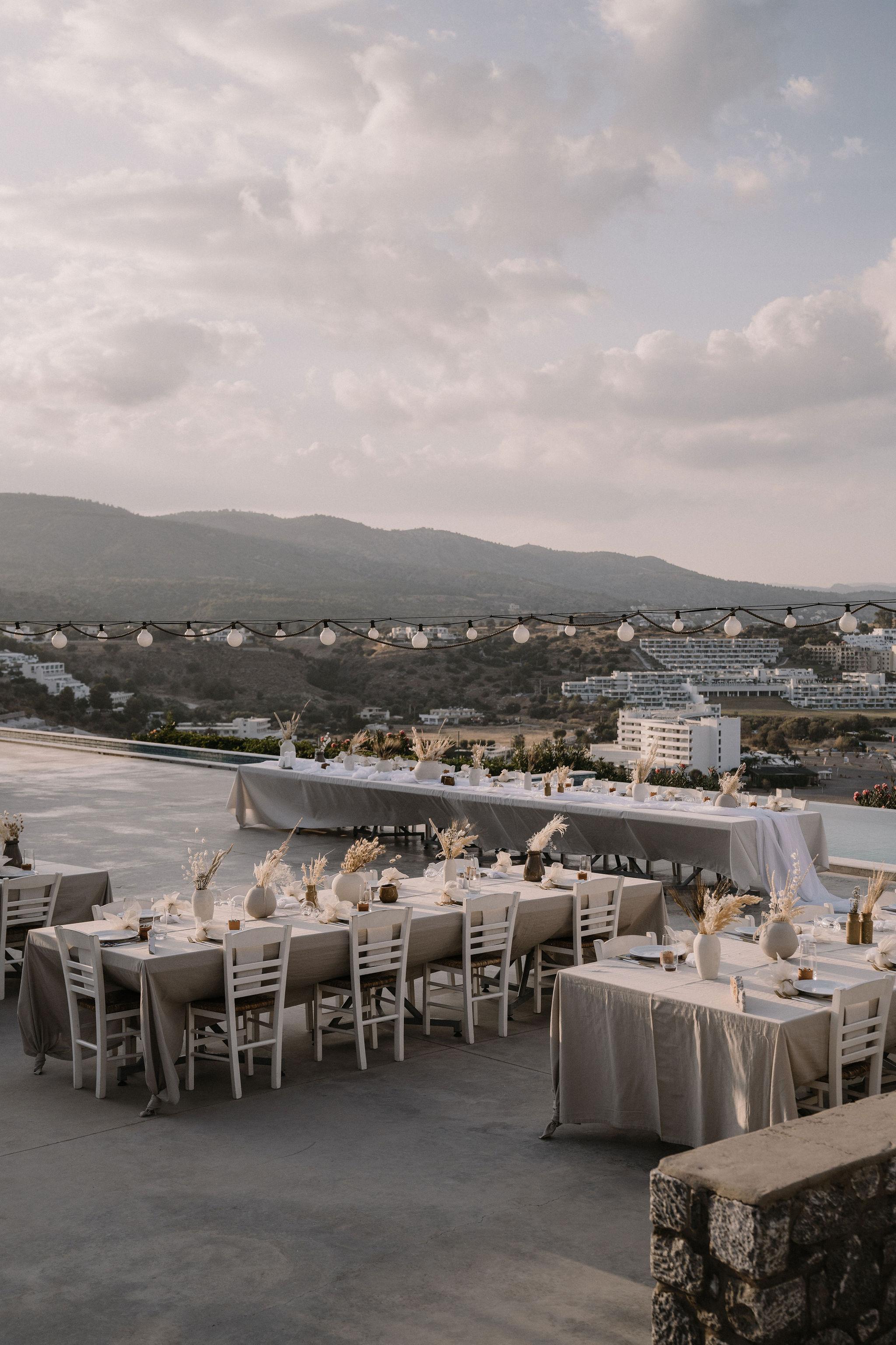 A Boho Summer Wedding at Ktima Lindos 35