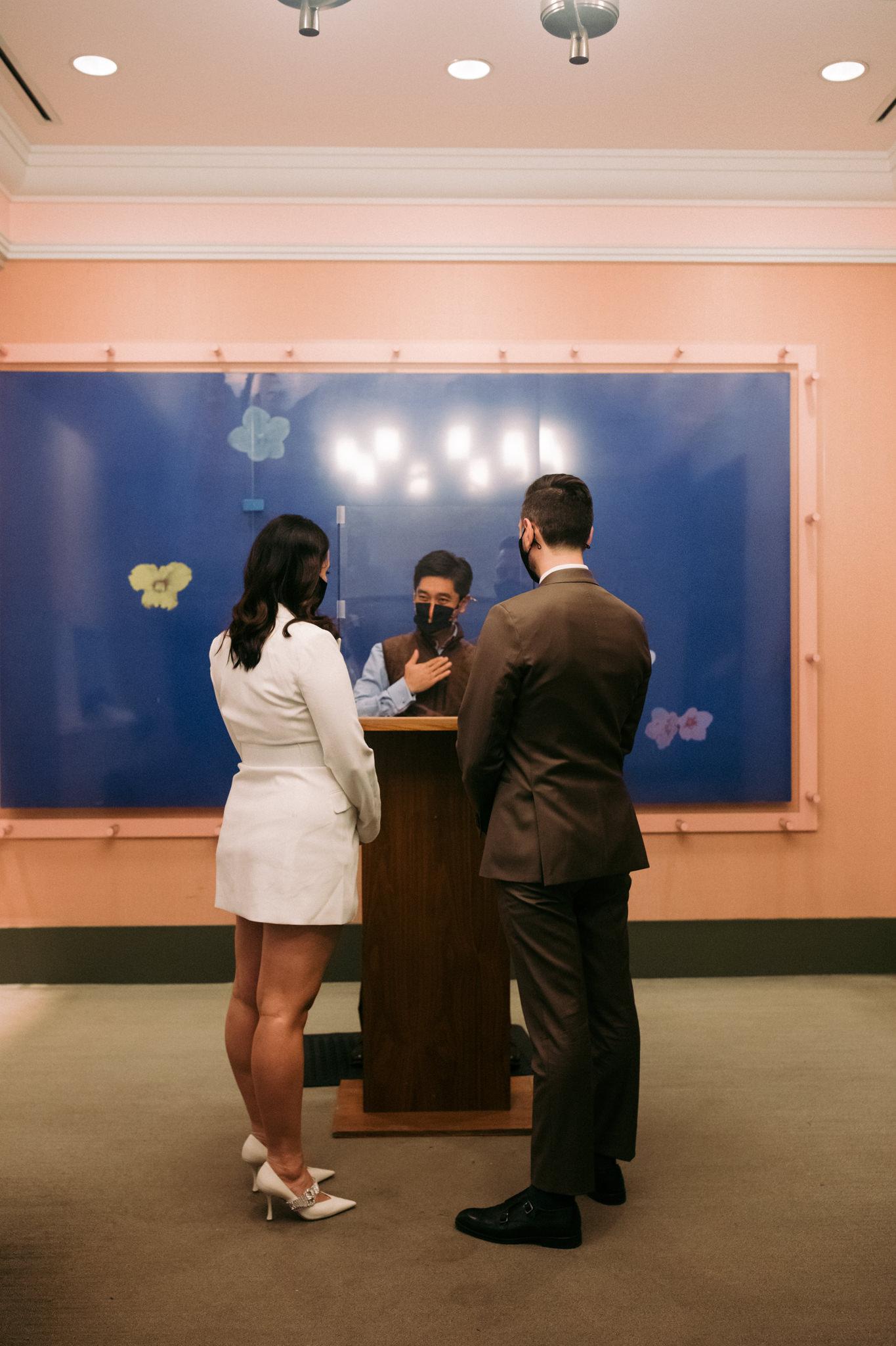A Non-Traditional Elopement at the Manhattan City Clerk's Office photo 4