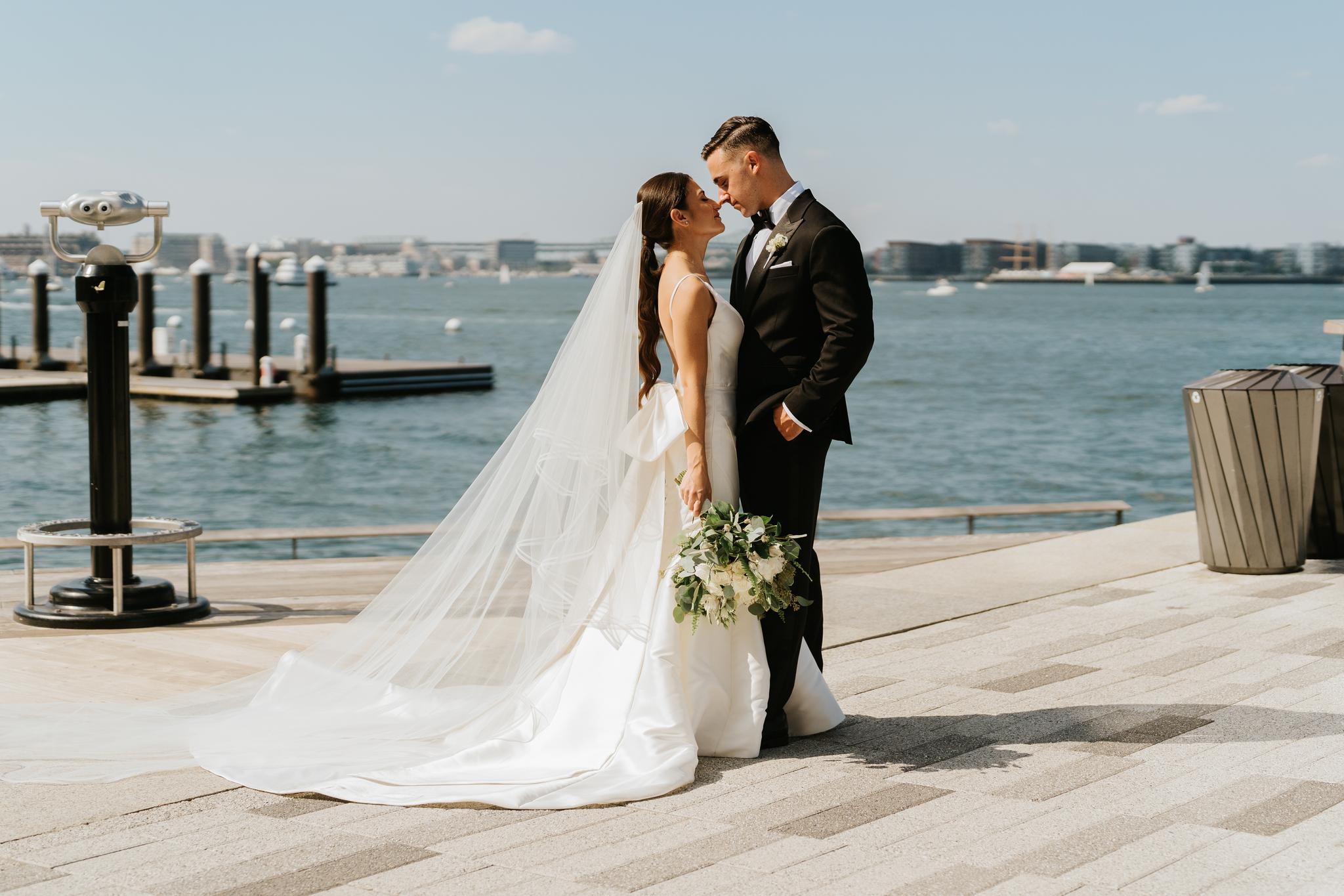 A Romantic Summer Wedding at Venezia Restaurant Boston 48