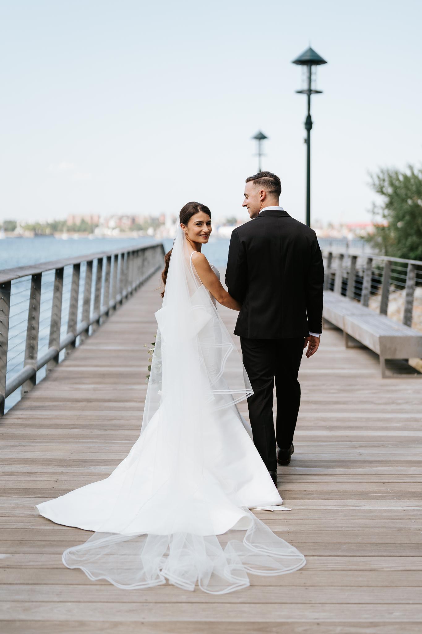 A Romantic Summer Wedding at Venezia Restaurant Boston 3