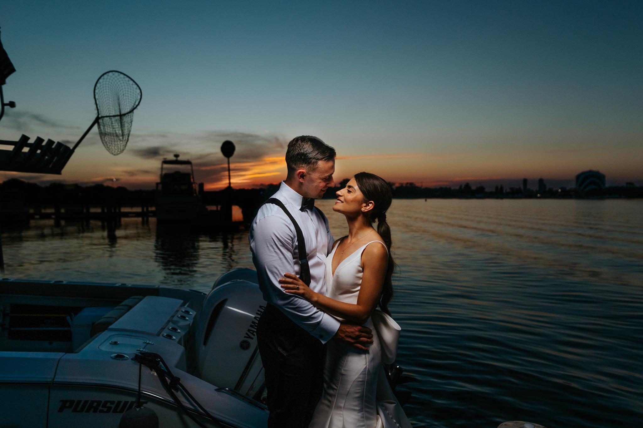 A Romantic Summer Wedding at Venezia Restaurant Boston 33