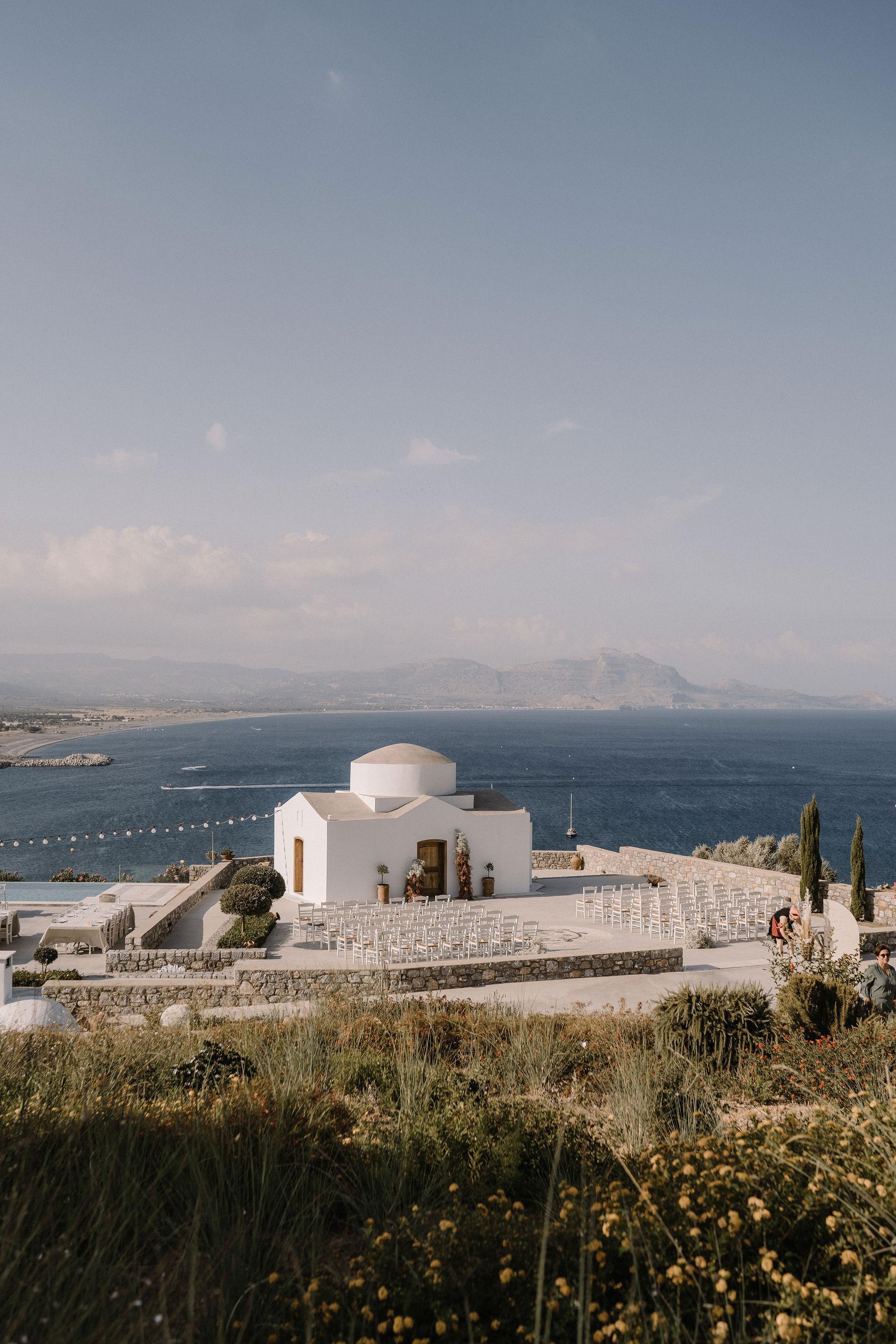A Boho Summer Wedding at Ktima Lindos 59