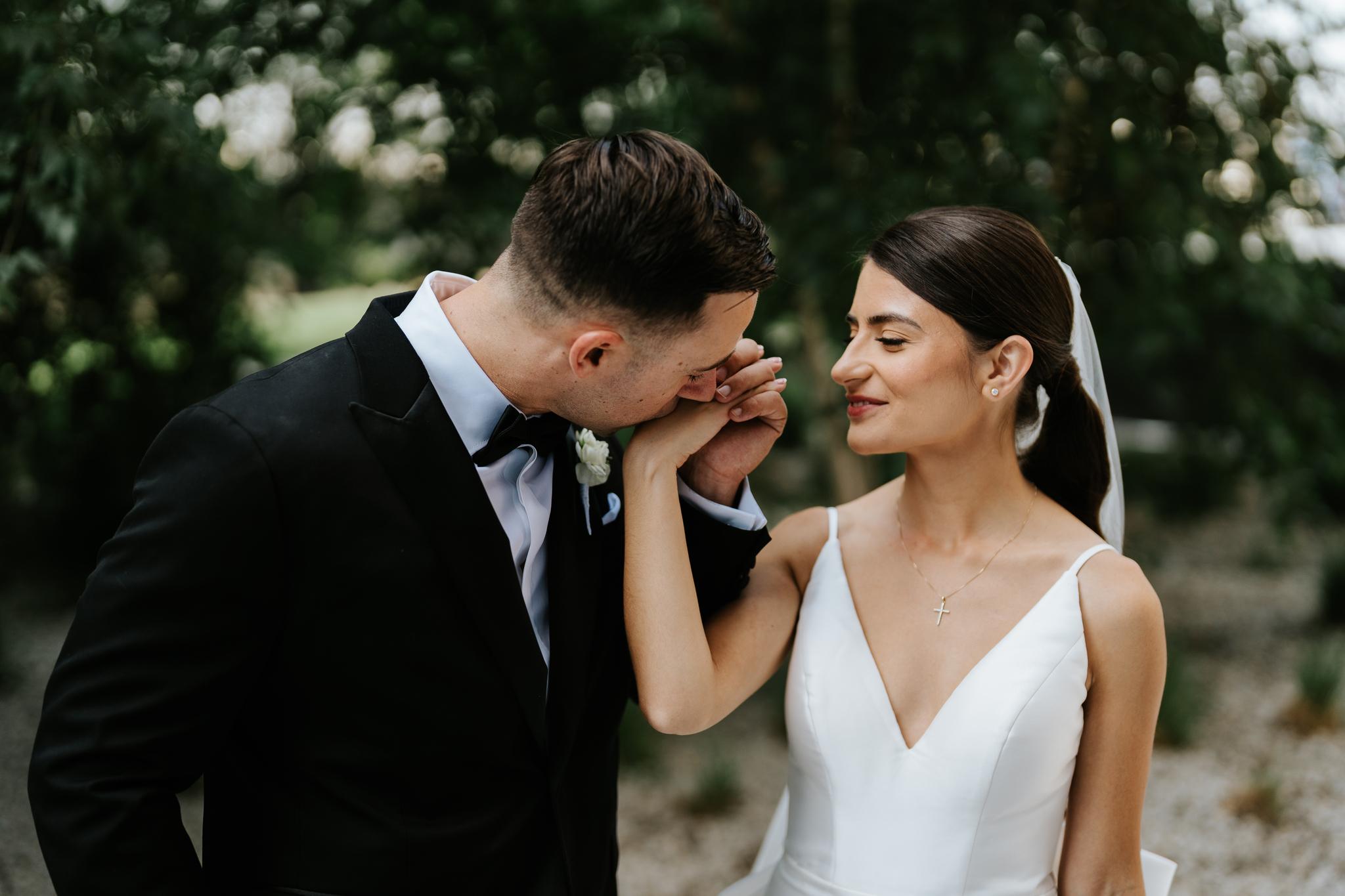 A Romantic Summer Wedding at Venezia Restaurant Boston 9