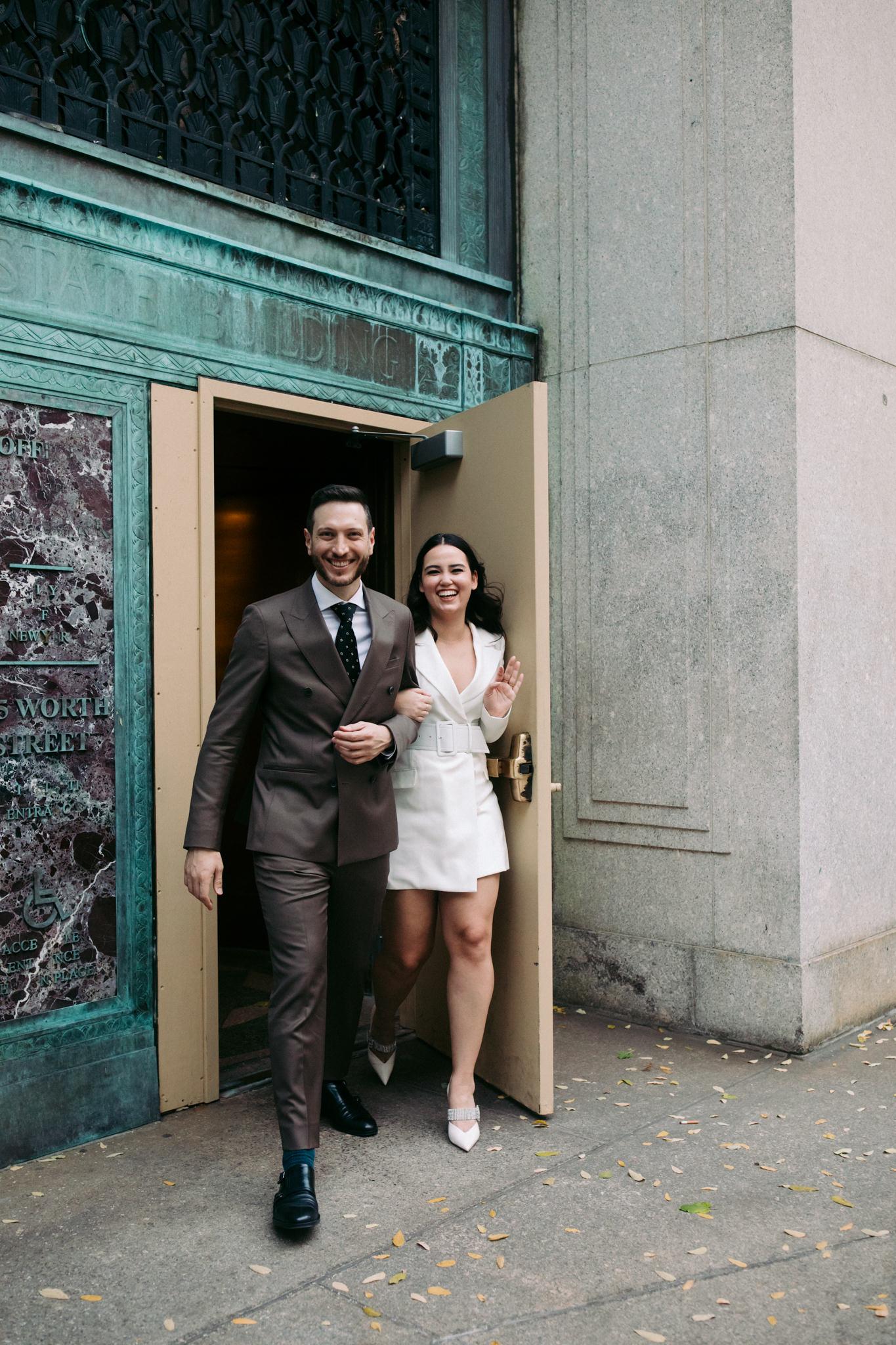 A Non-Traditional Elopement at the Manhattan City Clerk's Office 41