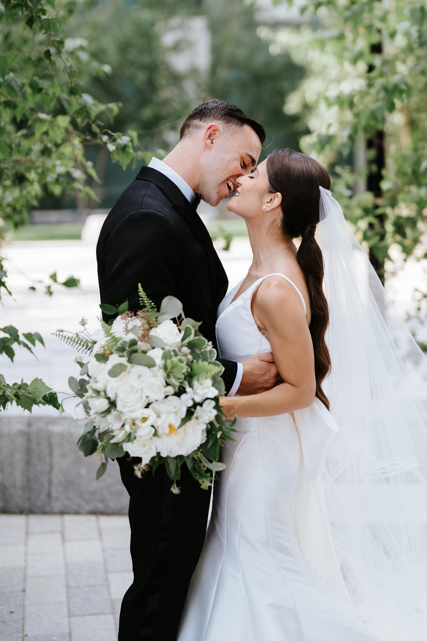 A Romantic Summer Wedding at Venezia Restaurant Boston 23