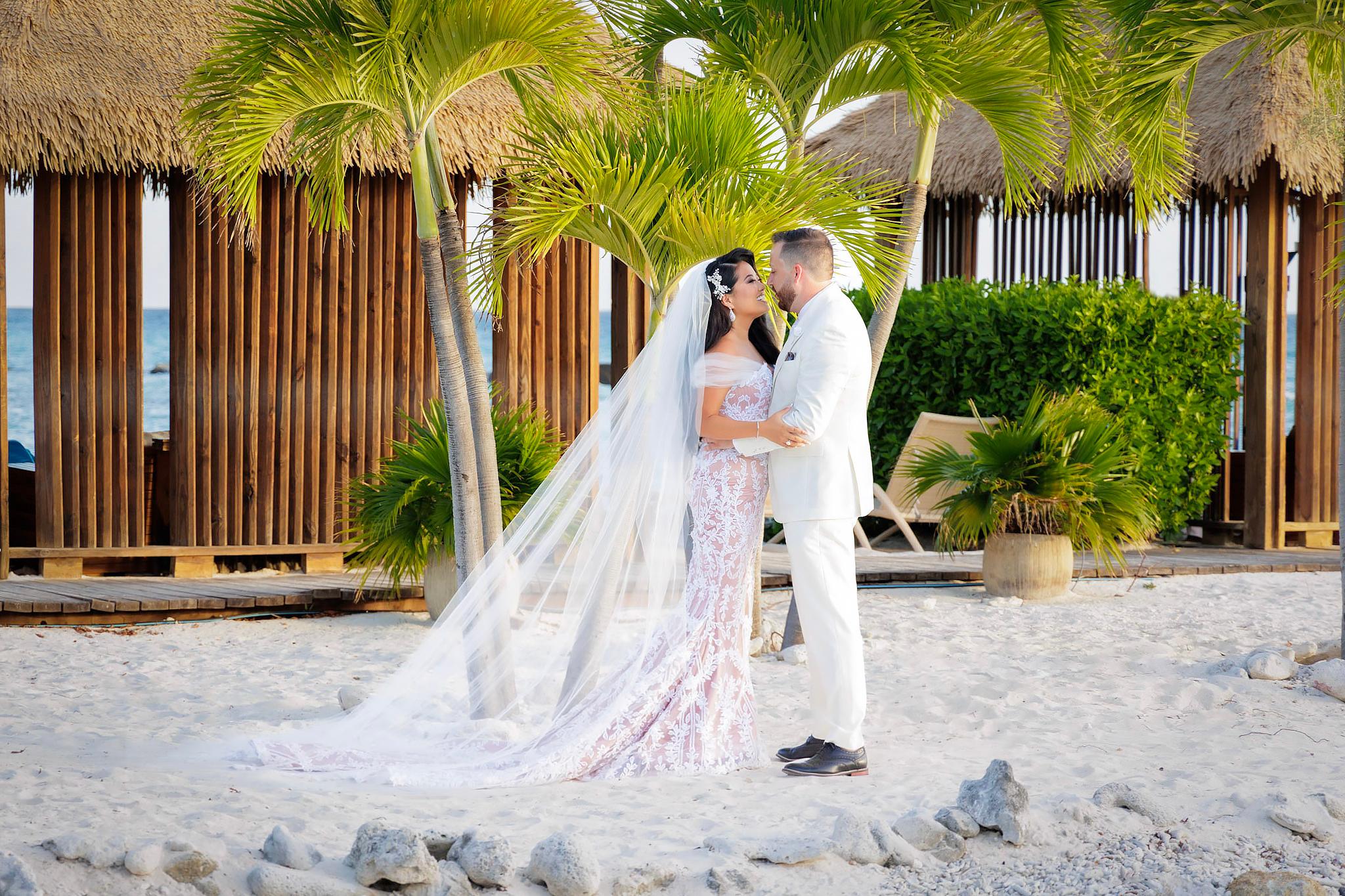 A Glamorous Summer Wedding at Renaissance Island 66