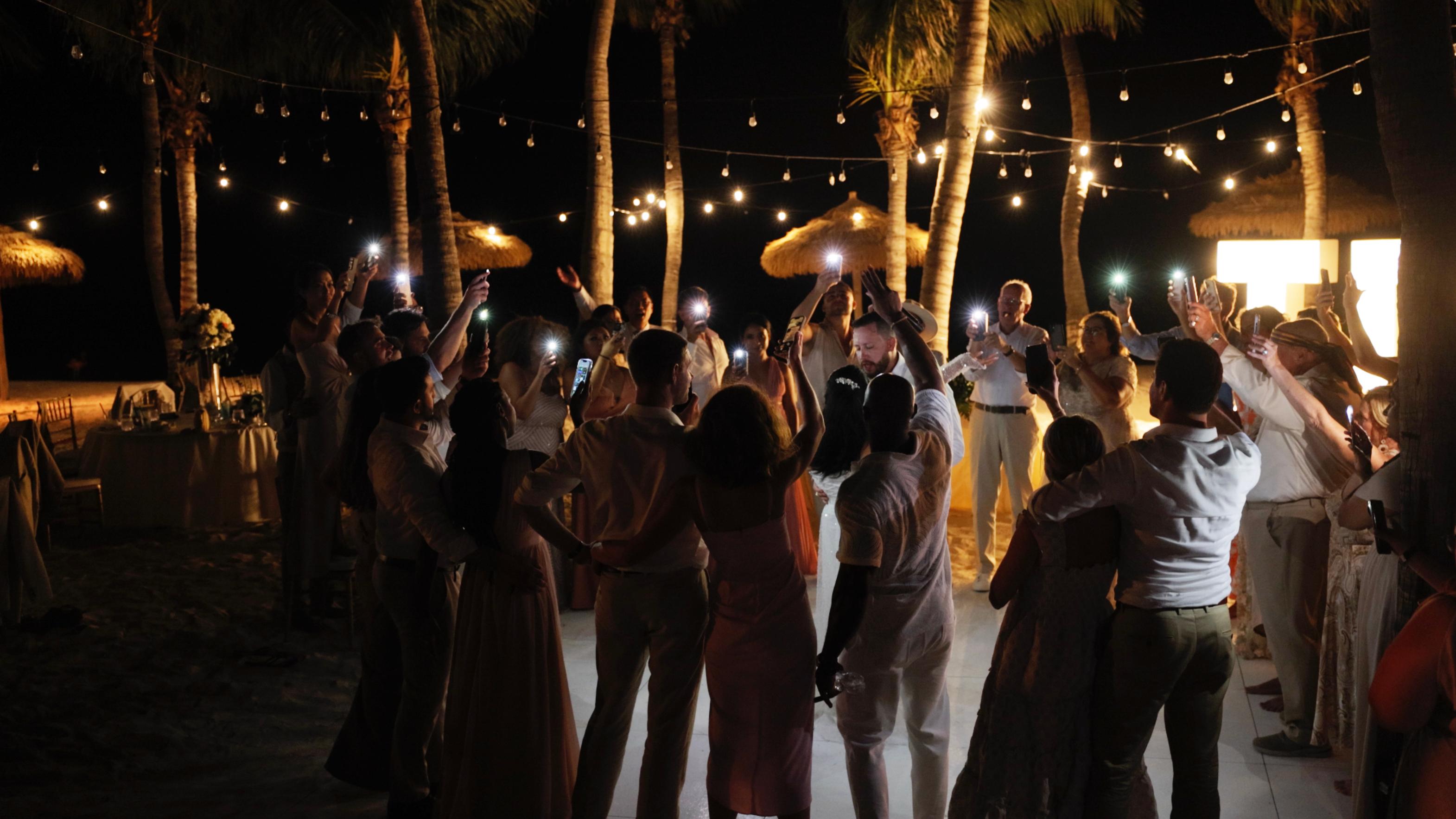 A Glamorous Summer Wedding at Renaissance Island 70