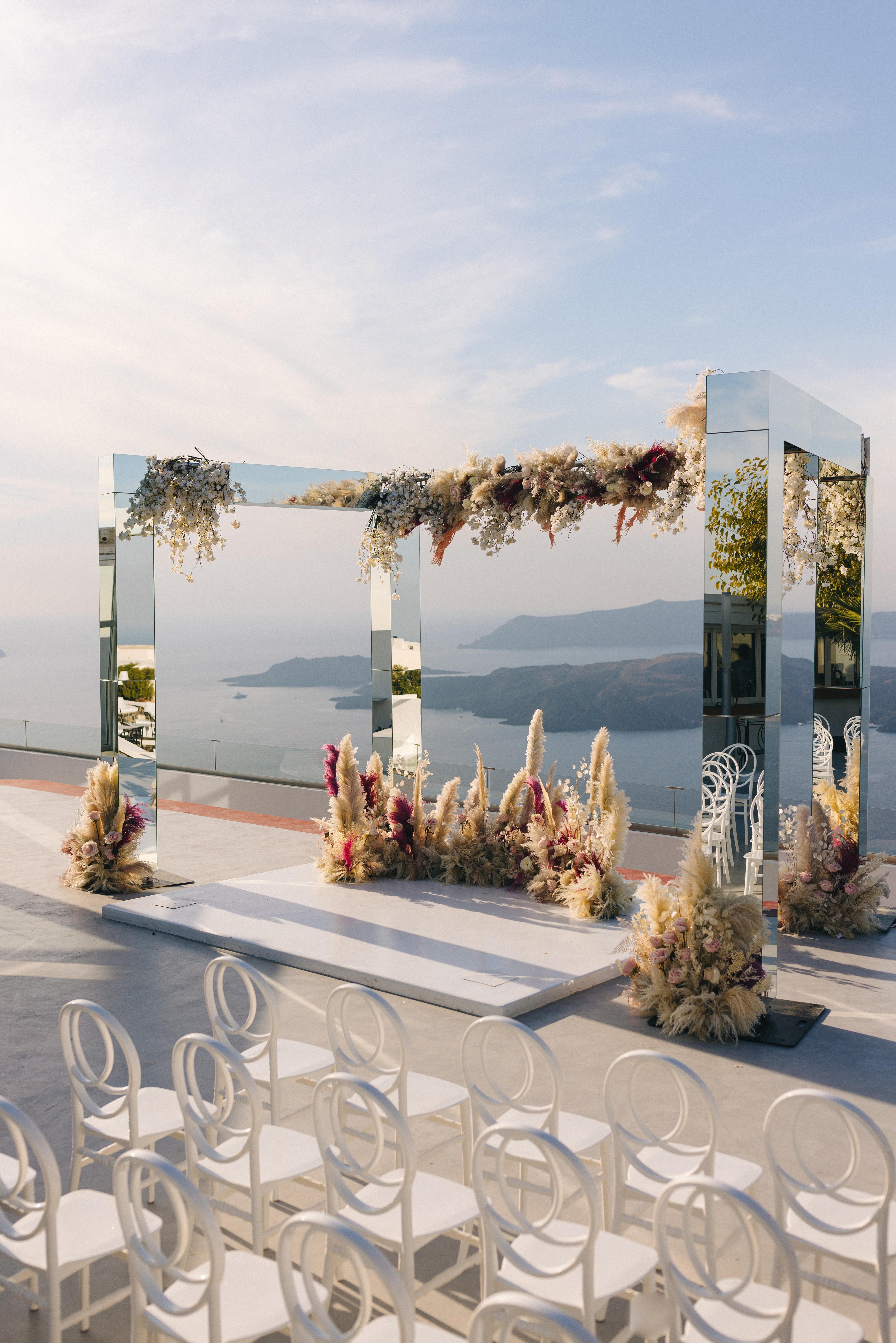 A Boho Fall Wedding at Santorini Gem photo 5
