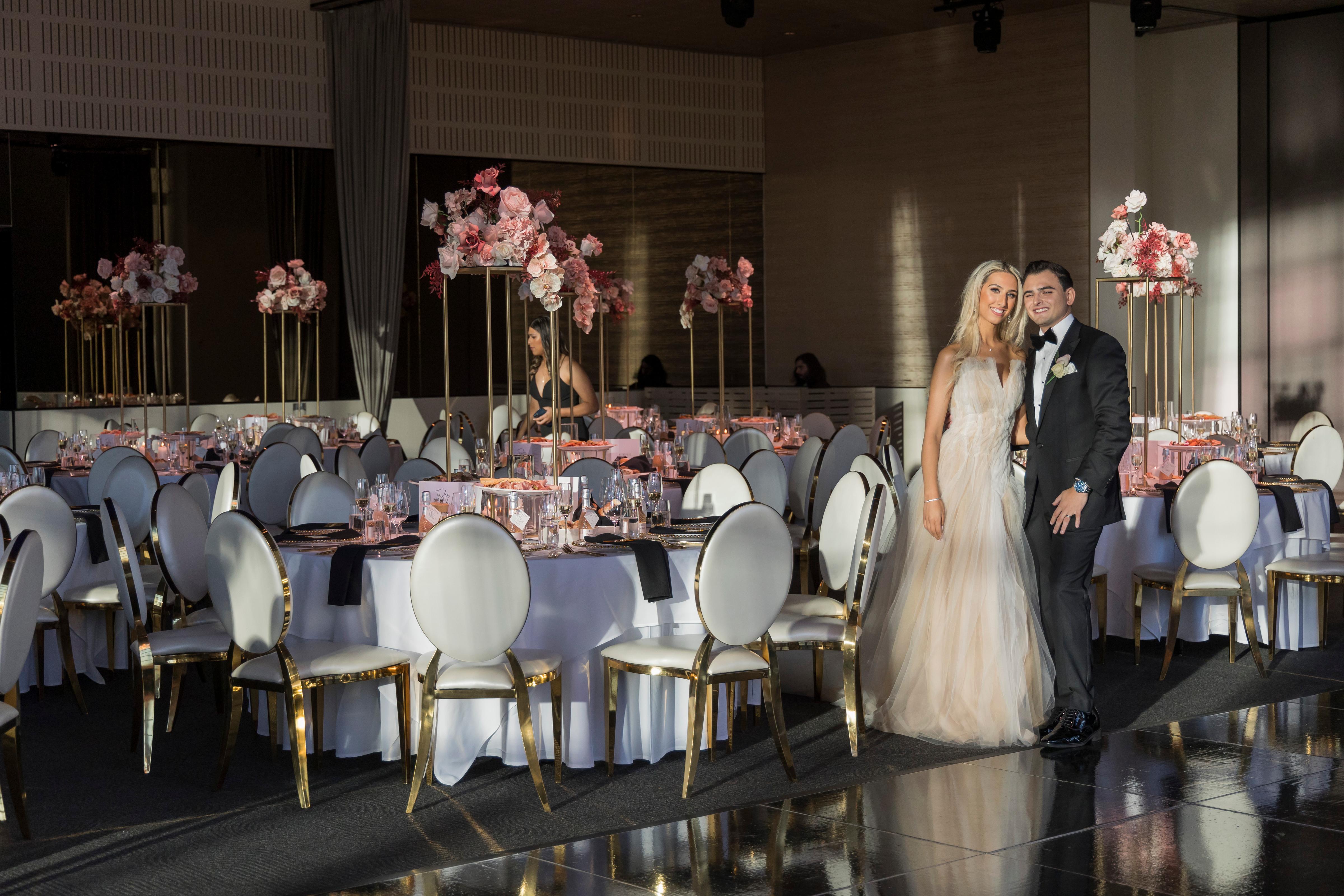 A Spring Glamorous Wedding at Metropolis Events 37