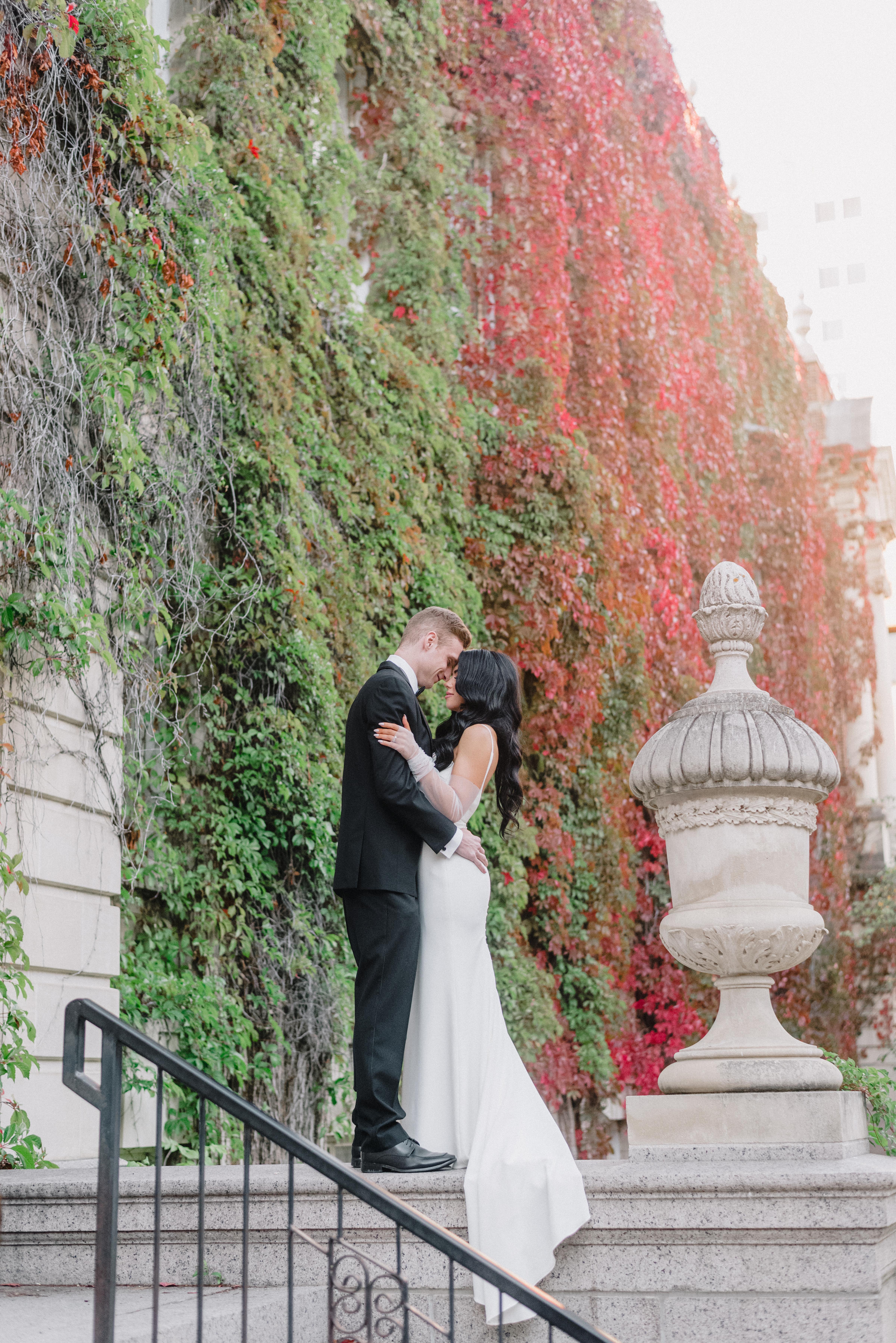 A Romantic Fall Wedding at the Foundry Room 53