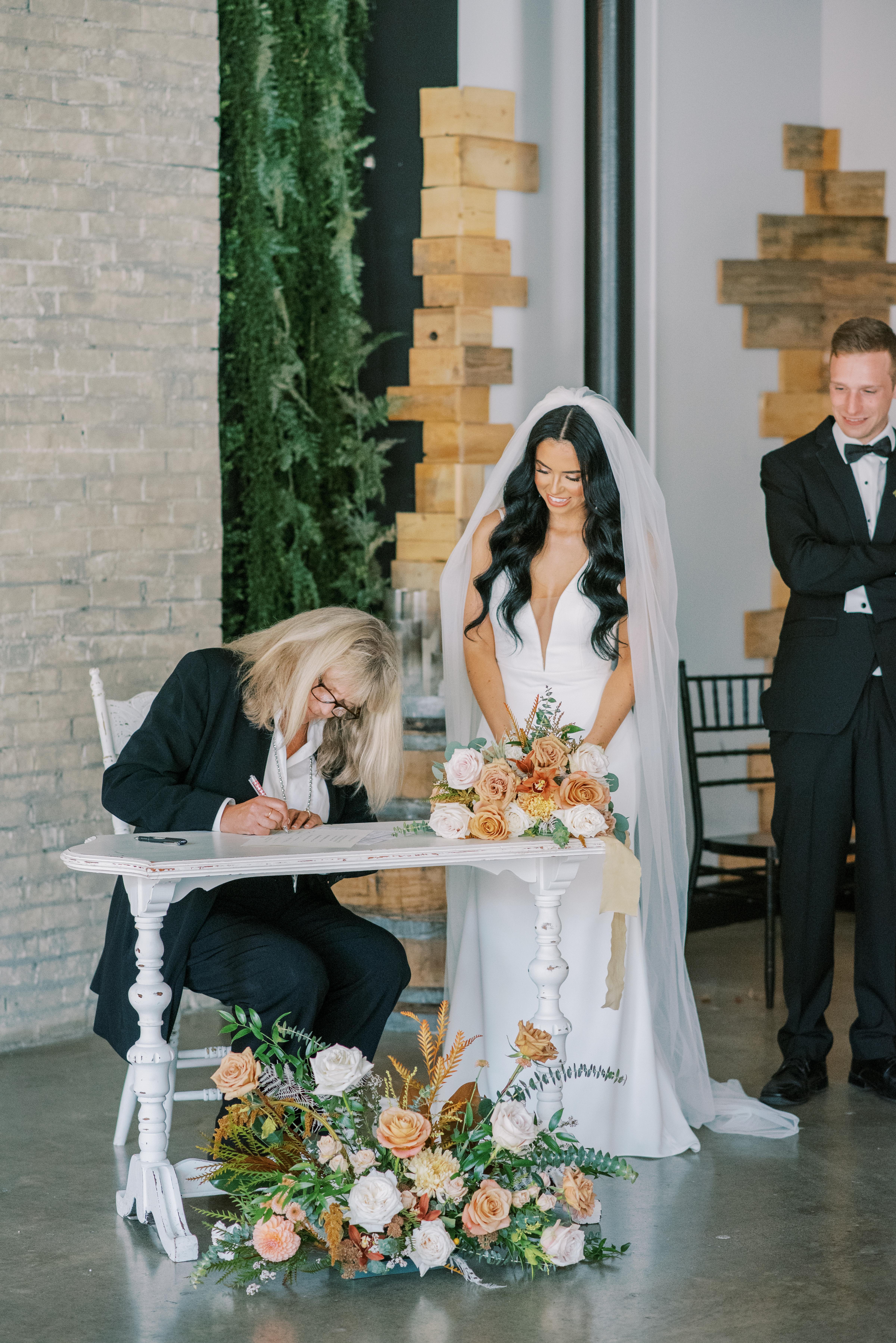 A Romantic Fall Wedding at the Foundry Room 67