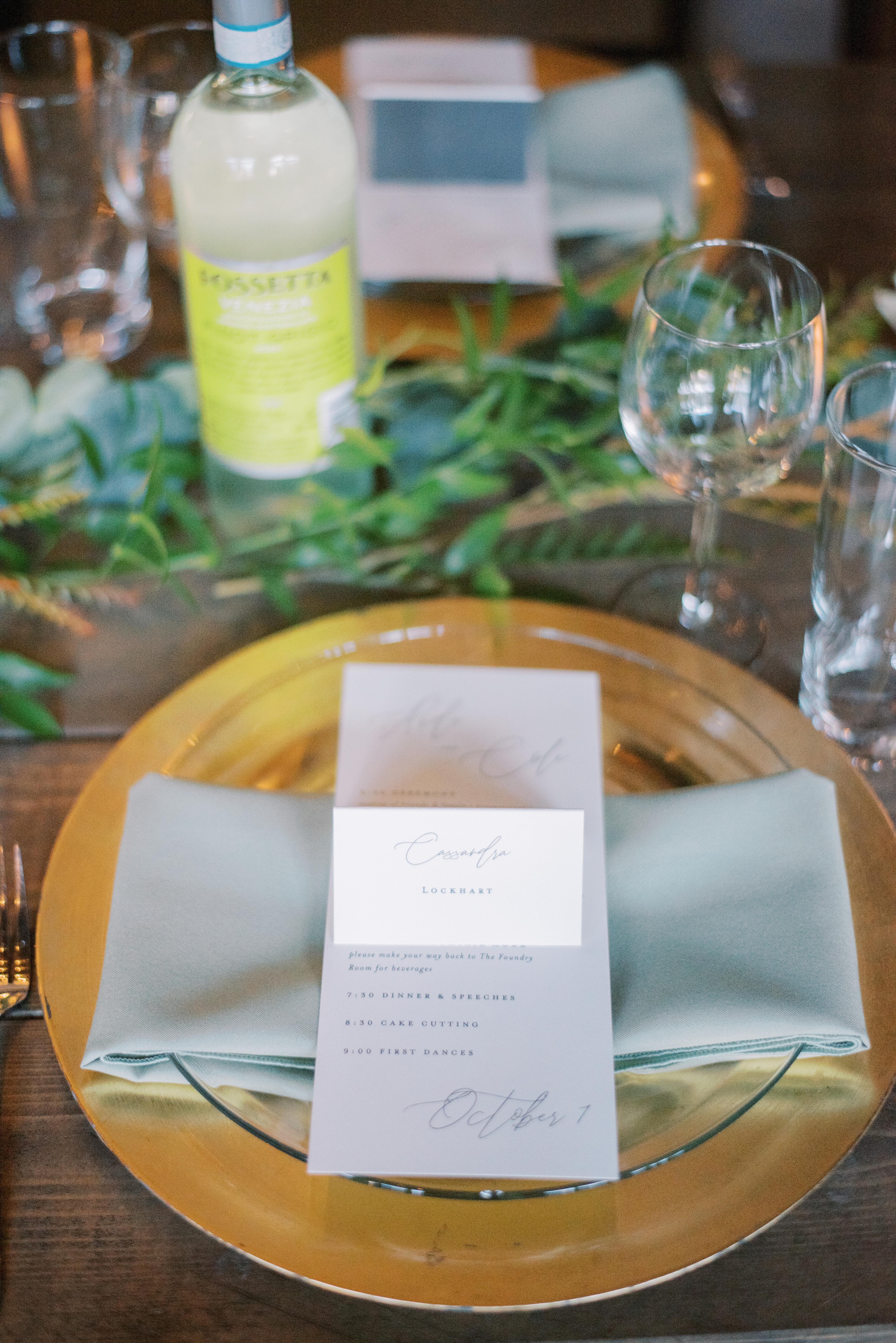 A Romantic Fall Wedding at the Foundry Room 73