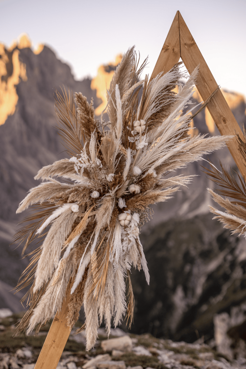 A Boho Summer Wedding at Lago di Braies
