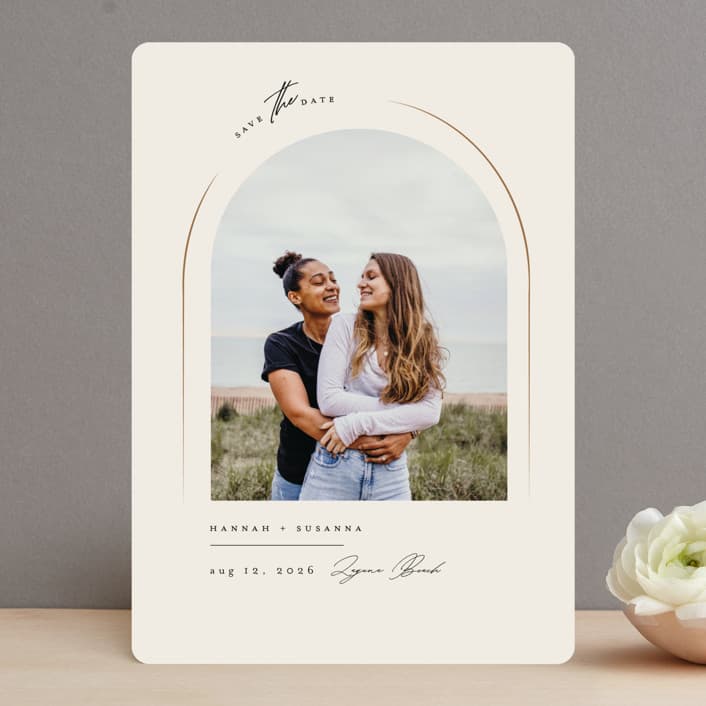 L'arch Save The Date Card