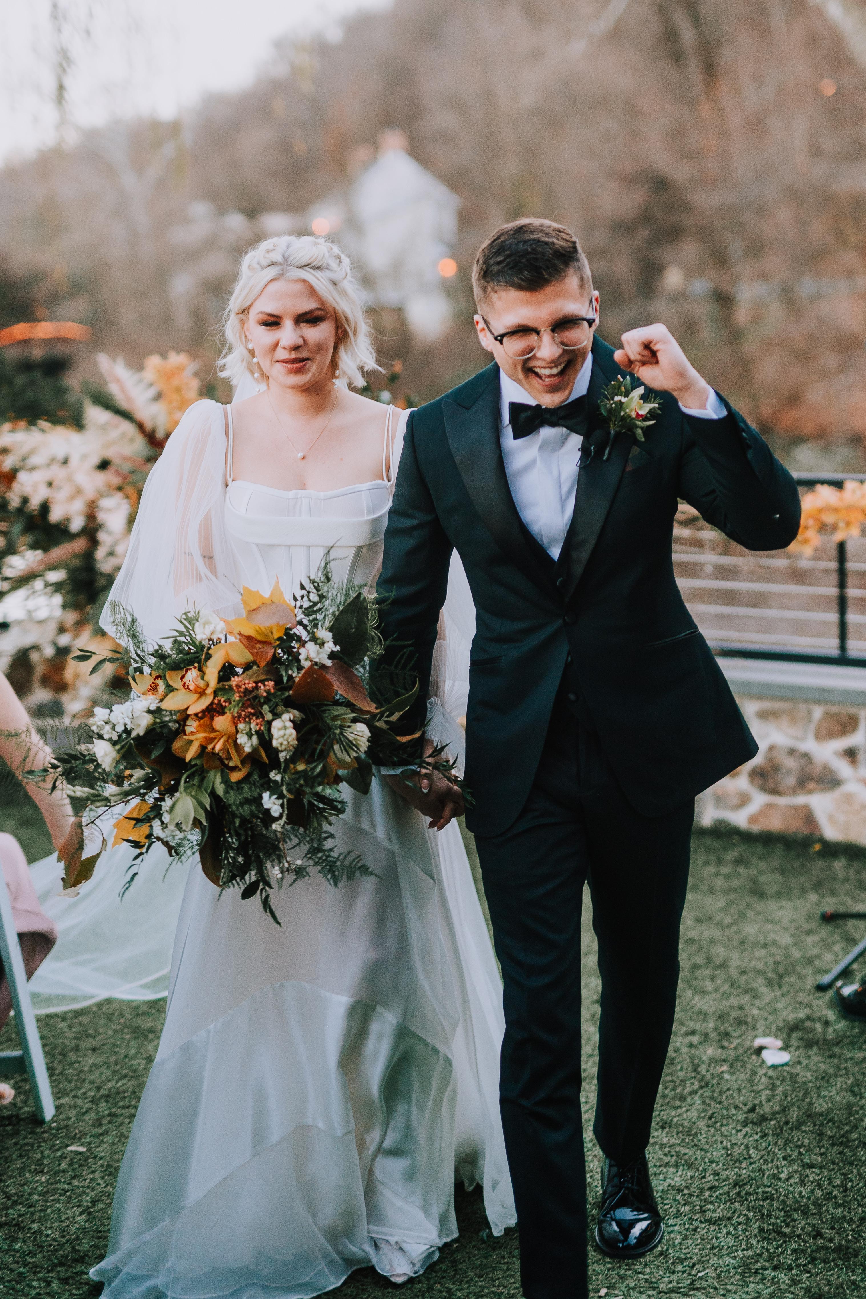 A Boho Winter Wedding at River House at Odette's 18
