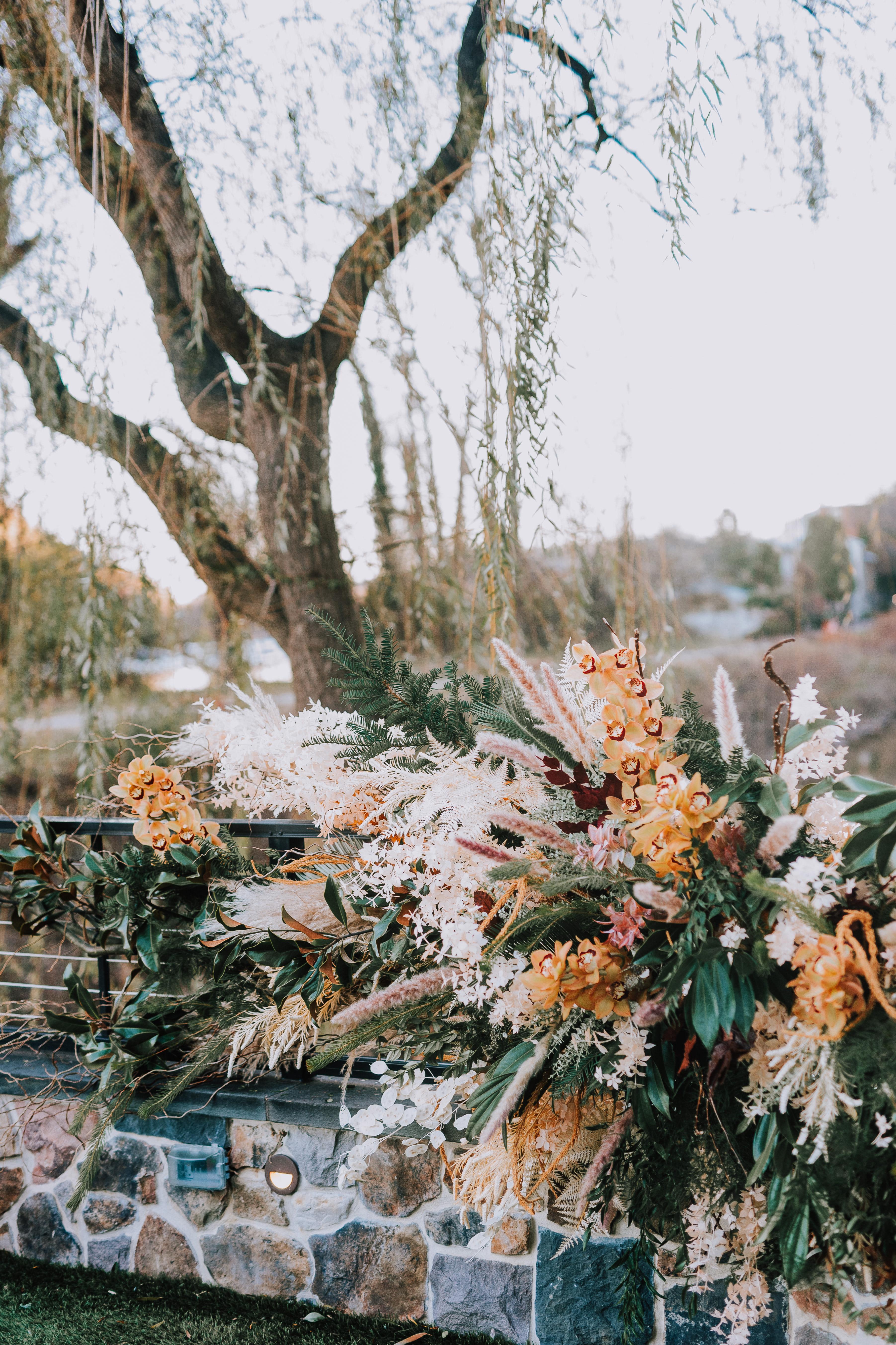 A Boho Winter Wedding at River House at Odette's 13