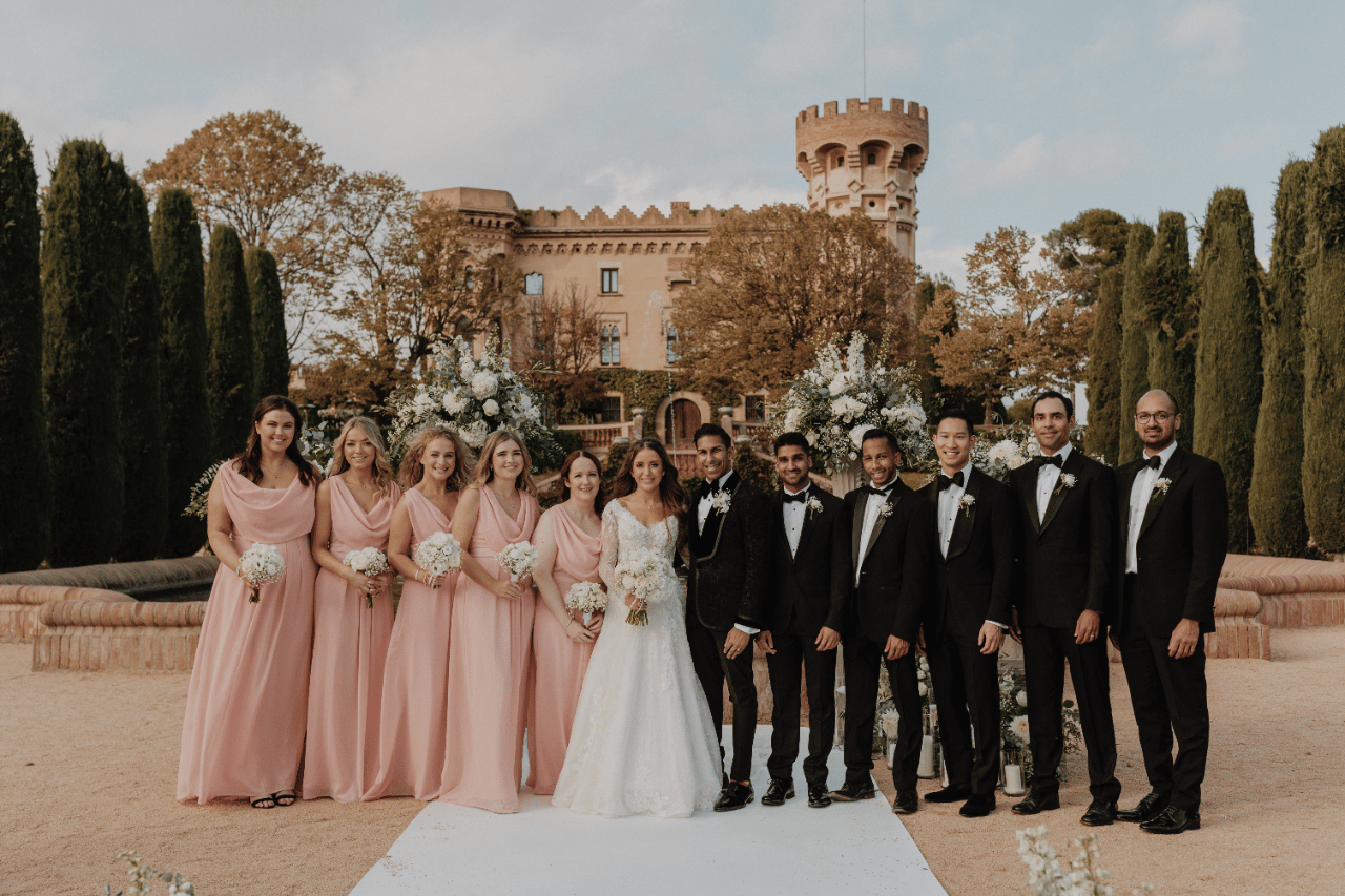 A Glamorous Fall Wedding at Castell de Sant Marçal photo 3