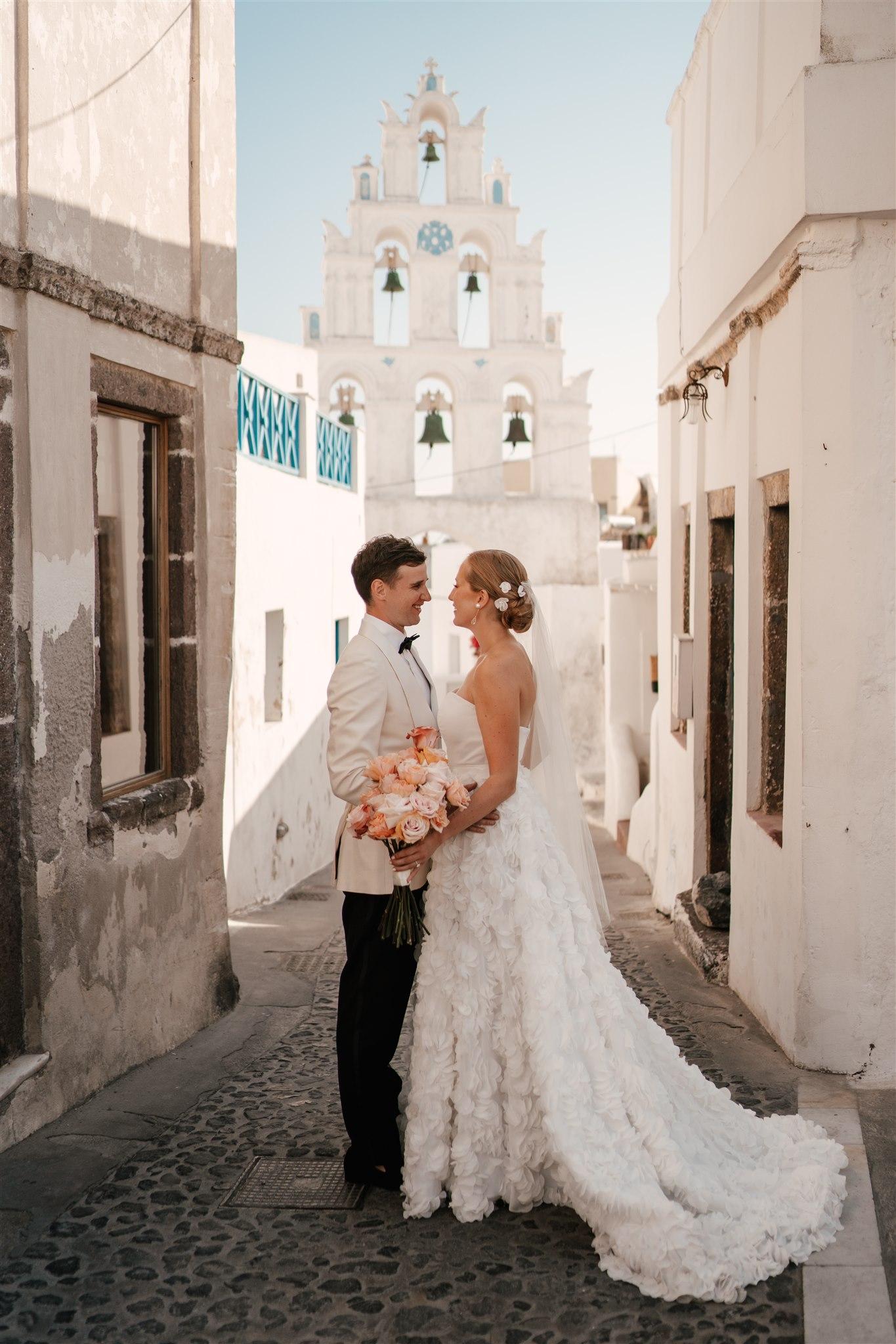 A Romantic Wedding at El Viento Santorini 1