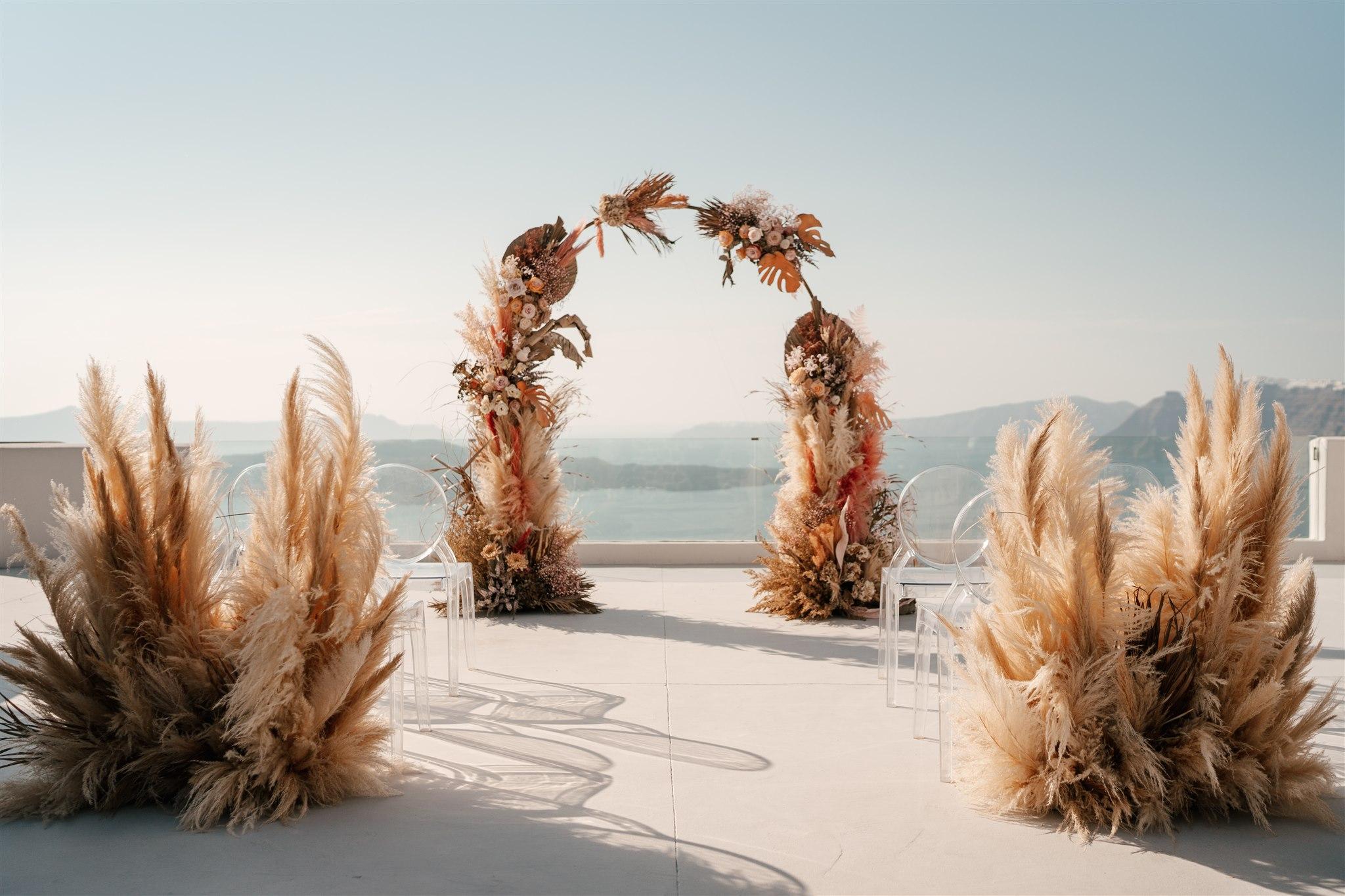 A Romantic Wedding at El Viento Santorini 17