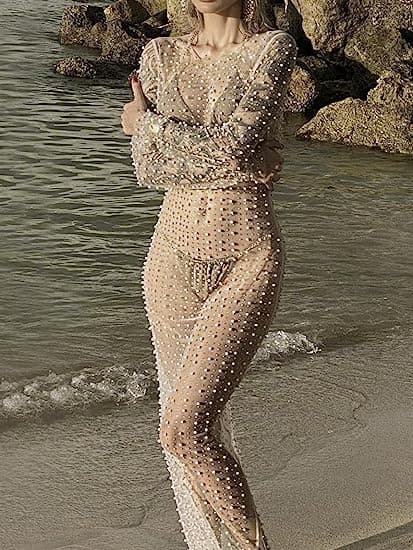 Pearl Cover Up Dress