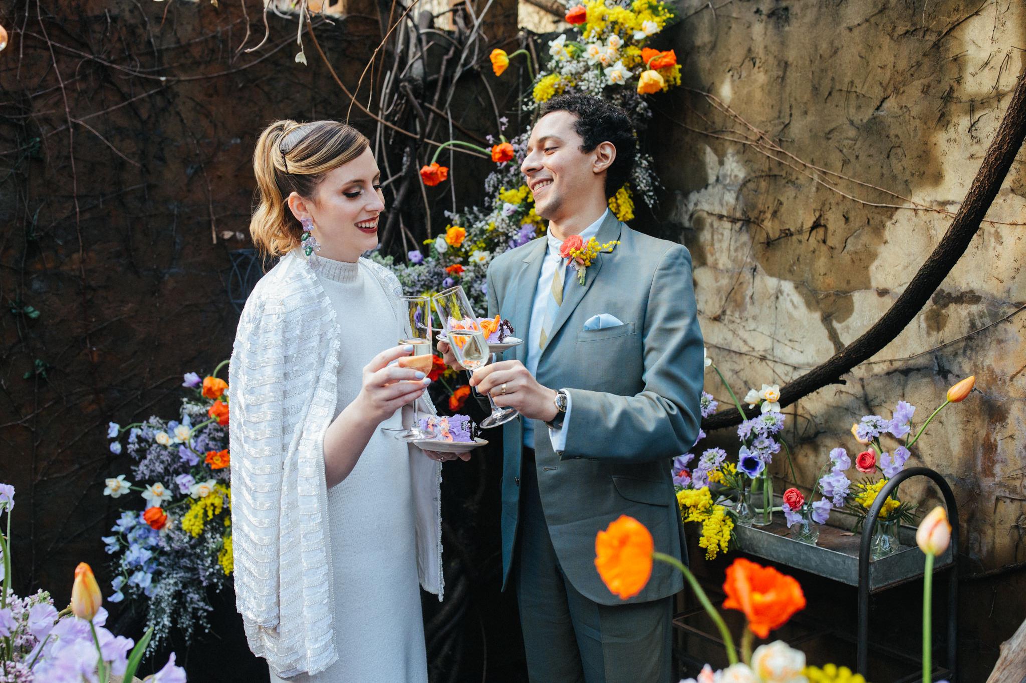 A Non-Traditional Winter Elopement in Central Park