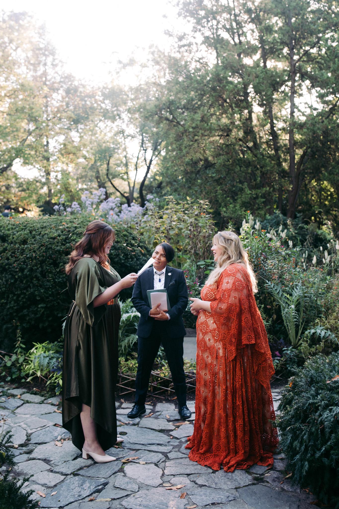 A non-traditional elopement in Central Park 11