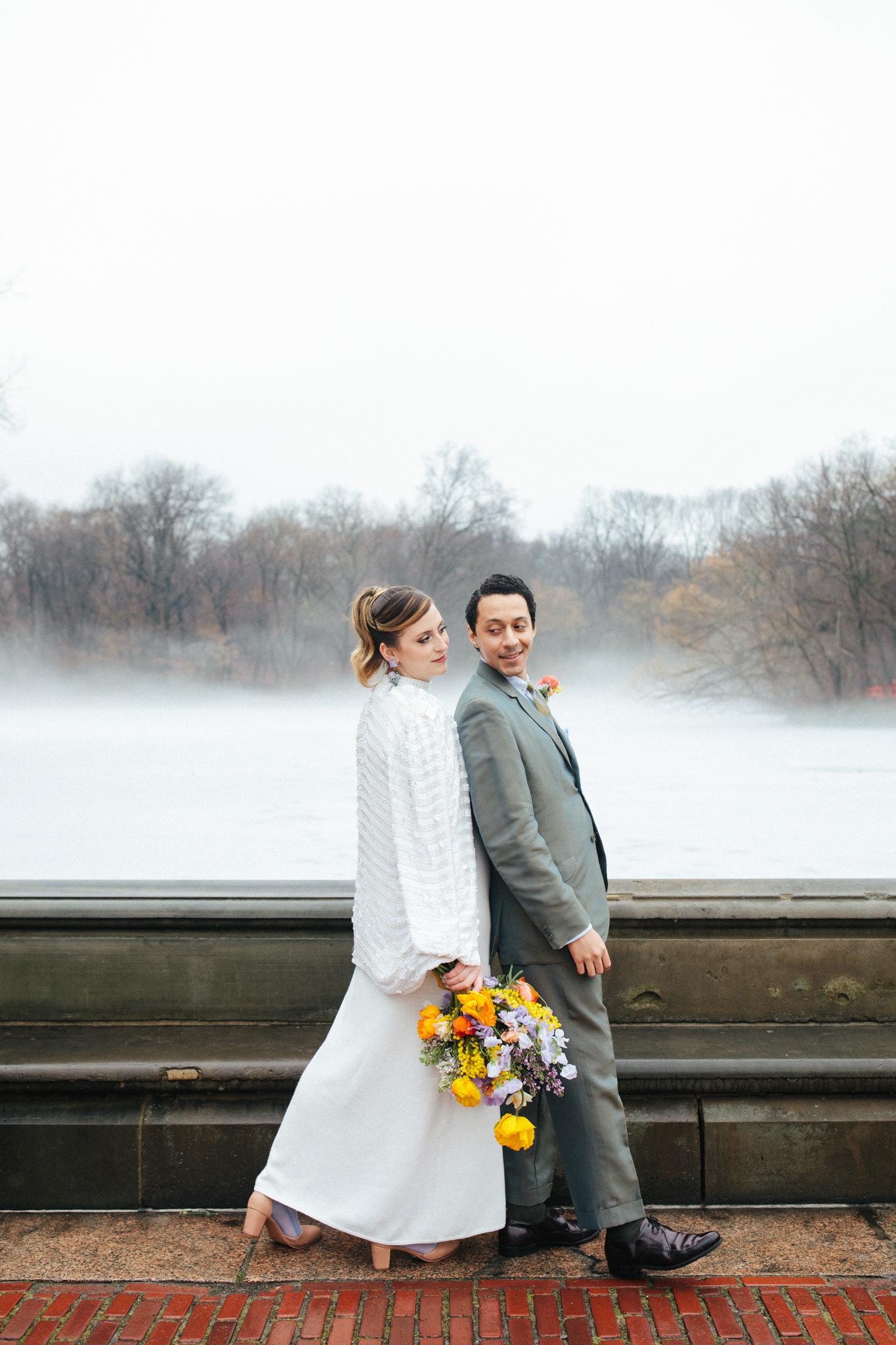 A non-traditional elopement in Central Park with a mini-reception at the St. Mazie 9