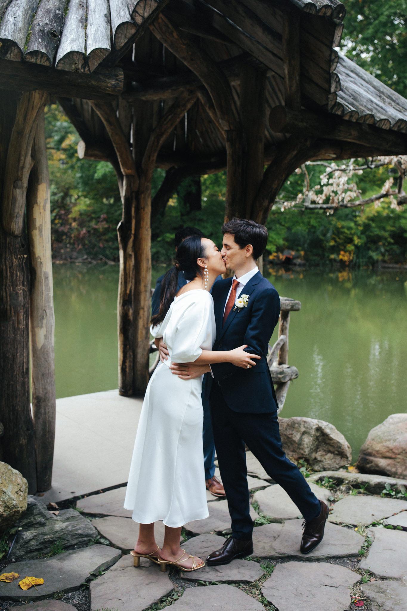 A Romantic Fall Elopement in Central Park photo 4