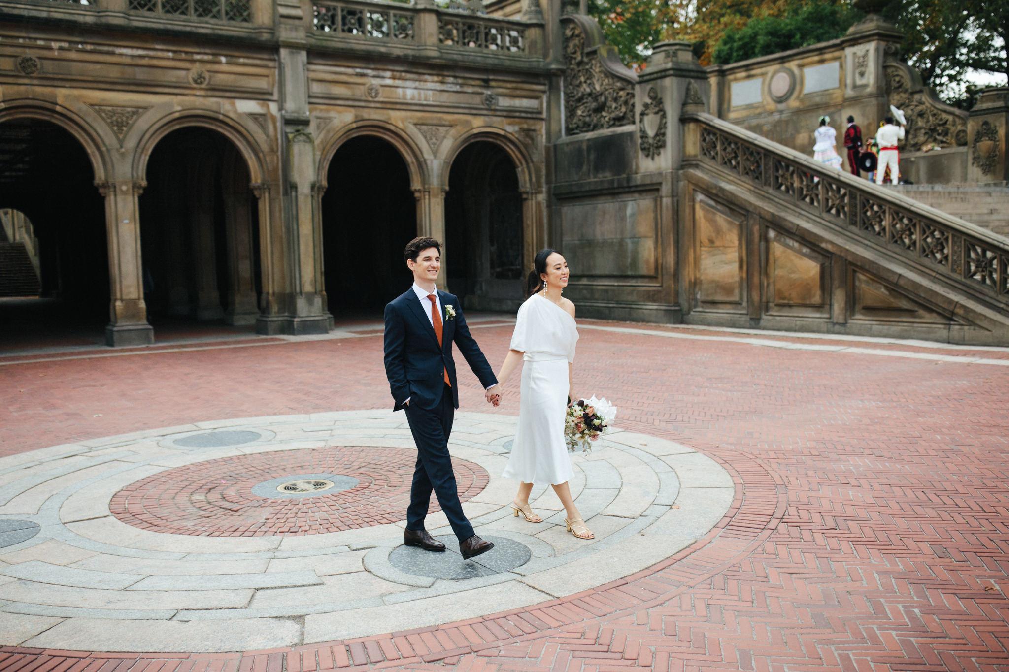 A Romantic Fall Elopement in Central Park 24