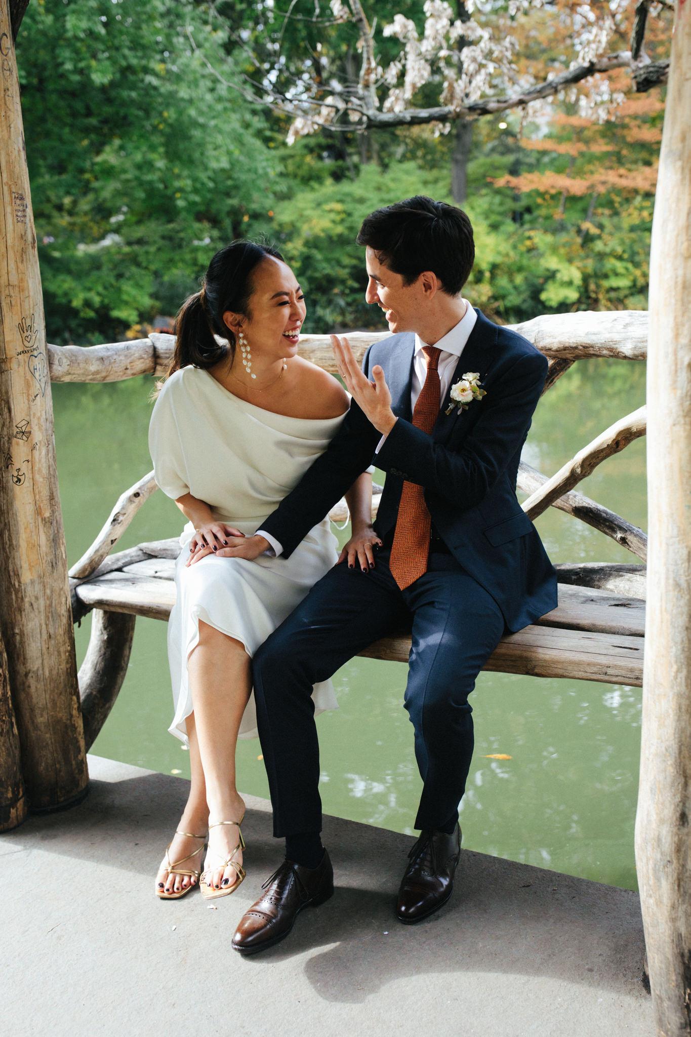 A Romantic Fall Elopement in Central Park photo 3