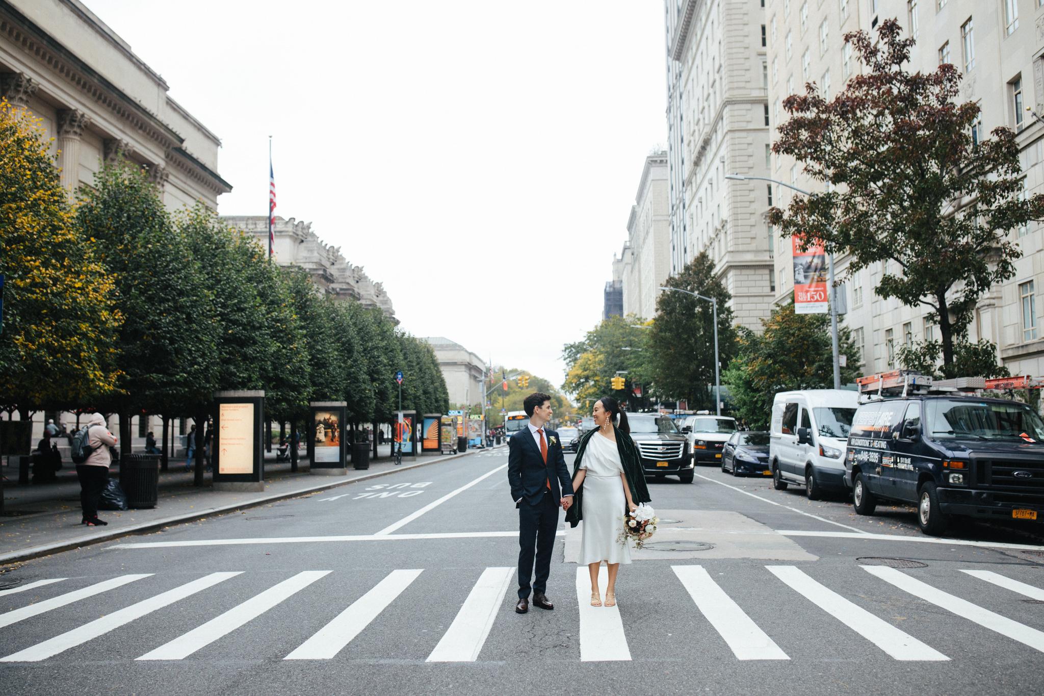 A Romantic Fall Elopement in Central Park 19
