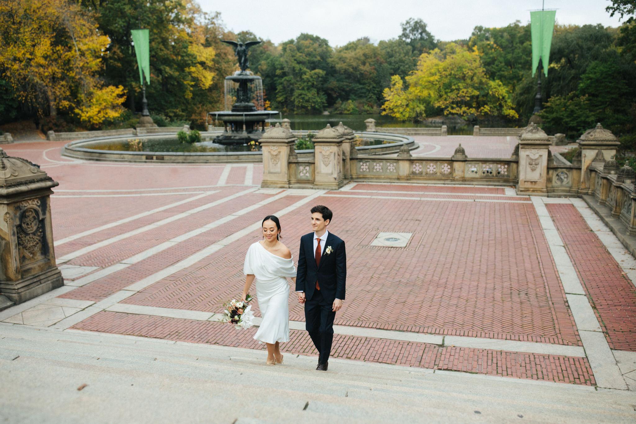 A Romantic Fall Elopement in Central Park 13
