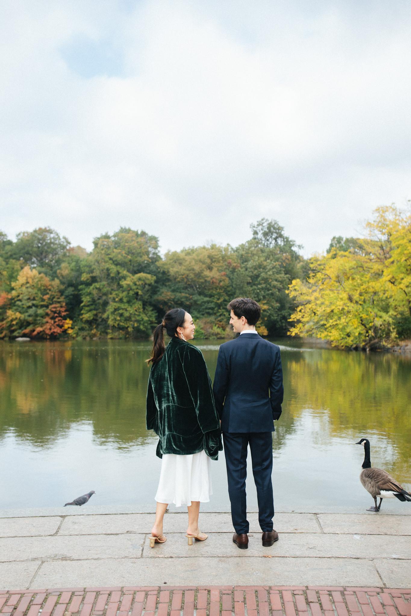A Romantic Fall Elopement in Central Park 15