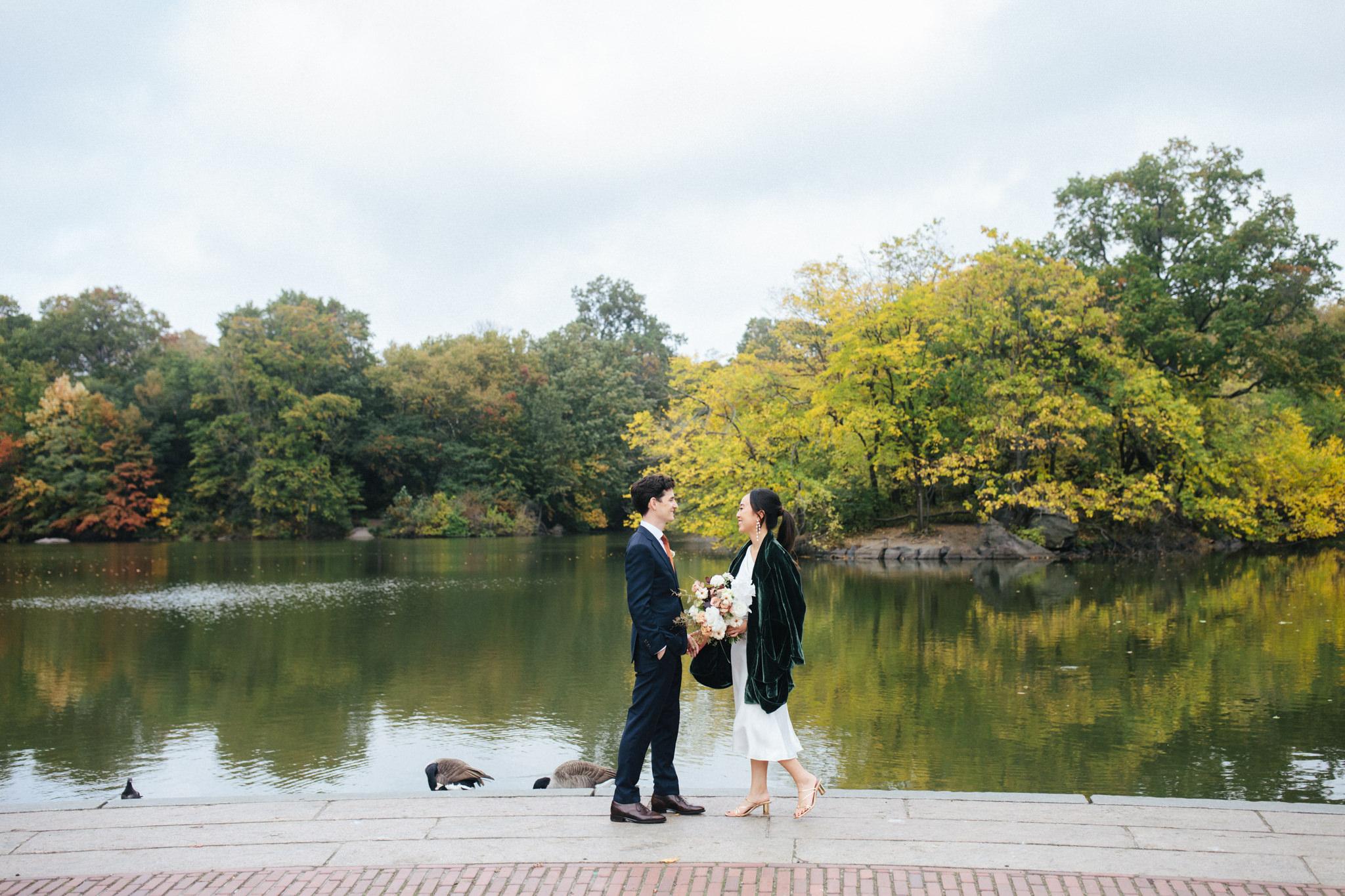 A Romantic Fall Elopement in Central Park 16