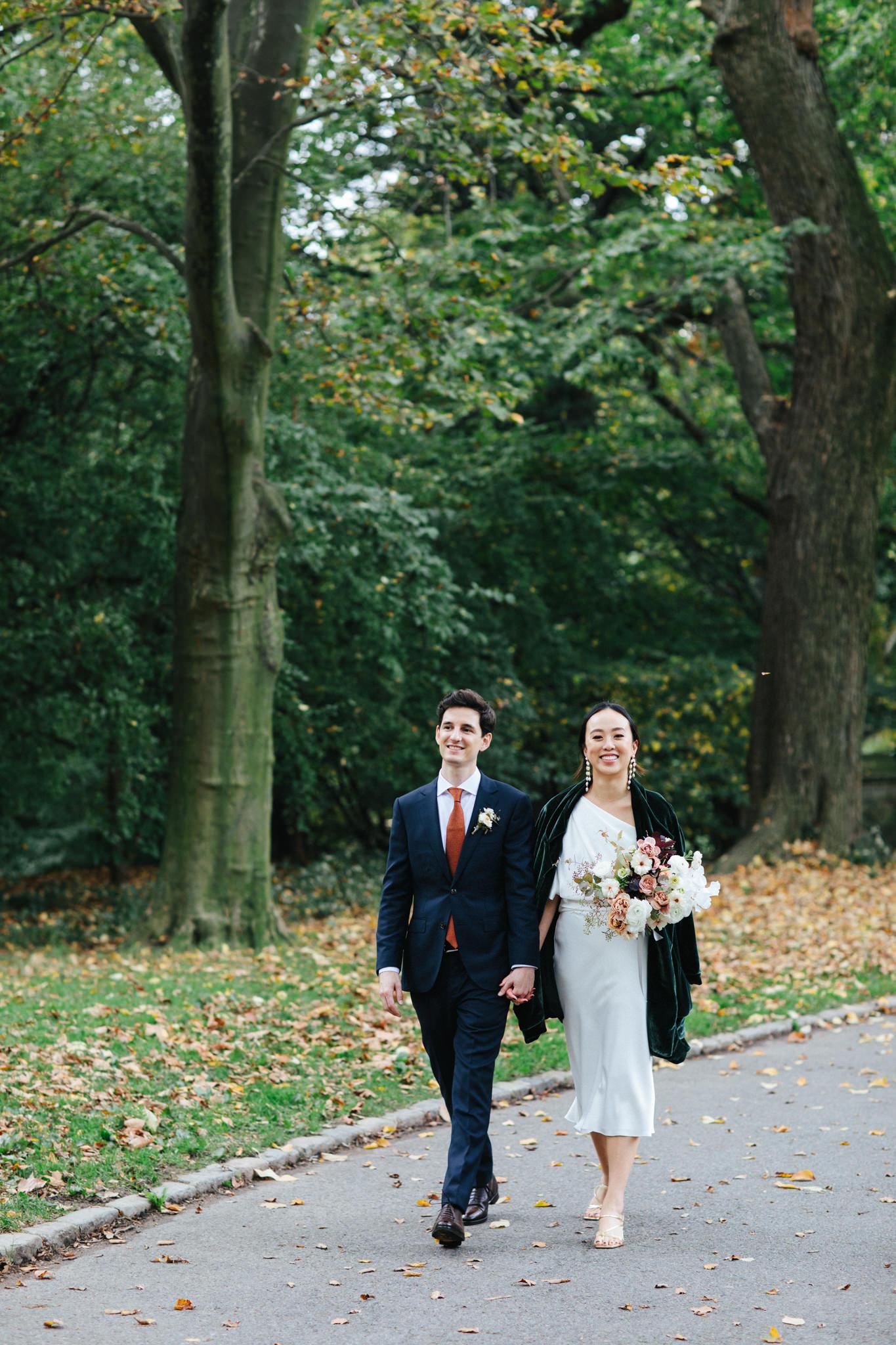 A Romantic Fall Elopement in Central Park 12
