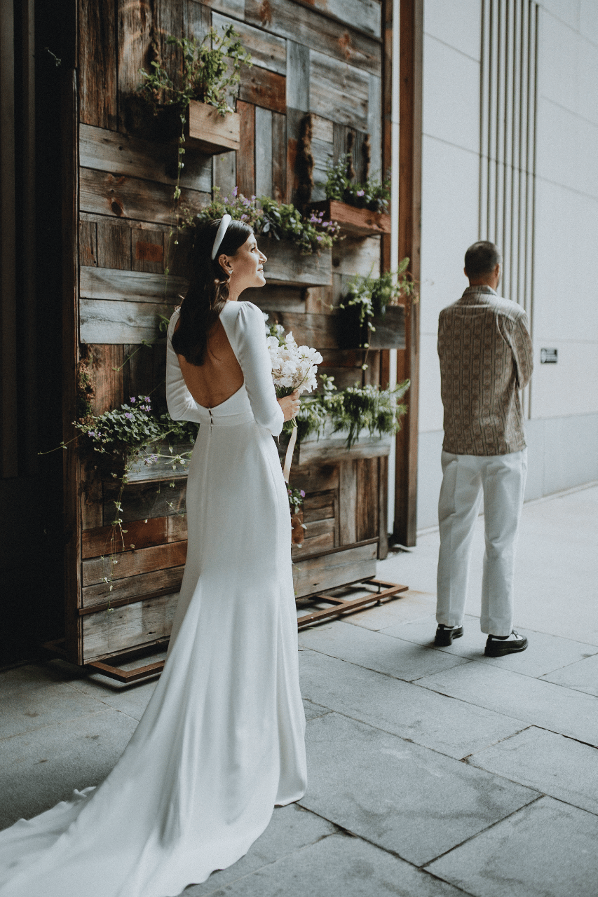 A Modern Summer Wedding at Frankies Spuntino photo 2