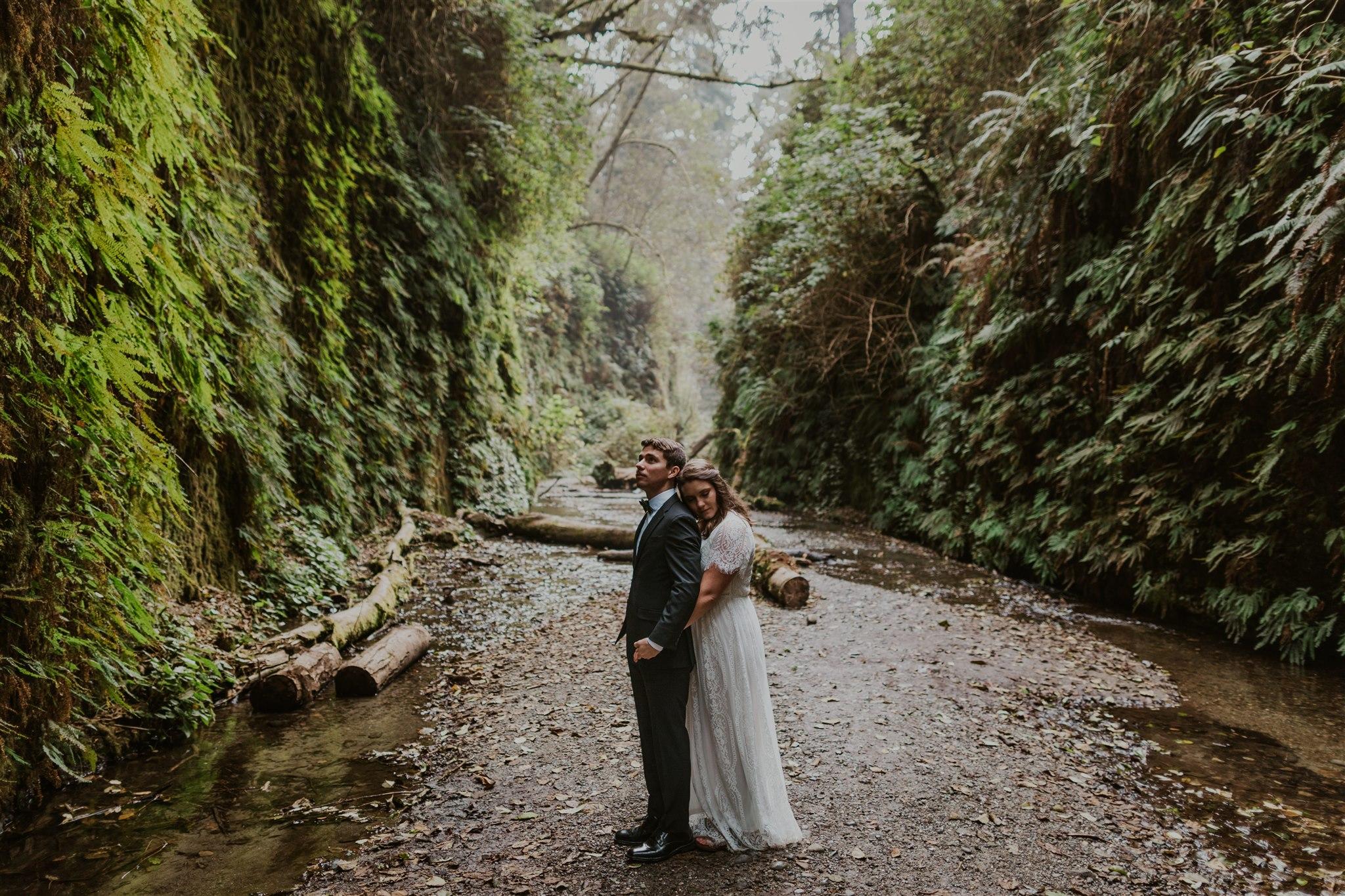 A Romantic Fall Elopement in Redwoods National Park photo 1